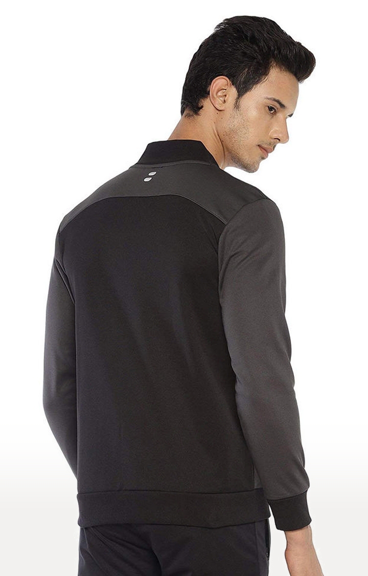 Azani | Black Solid Activewear Jacket 3
