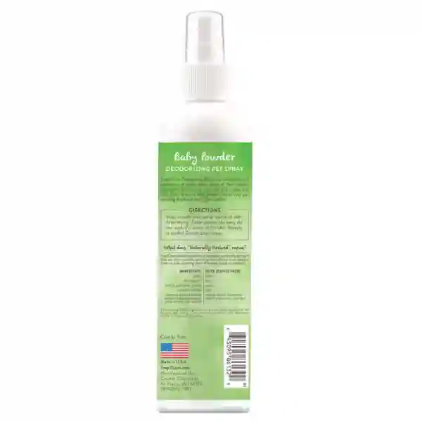 TropiClean Baby Powder Soft and Fresh Deodrizing Pet Spray