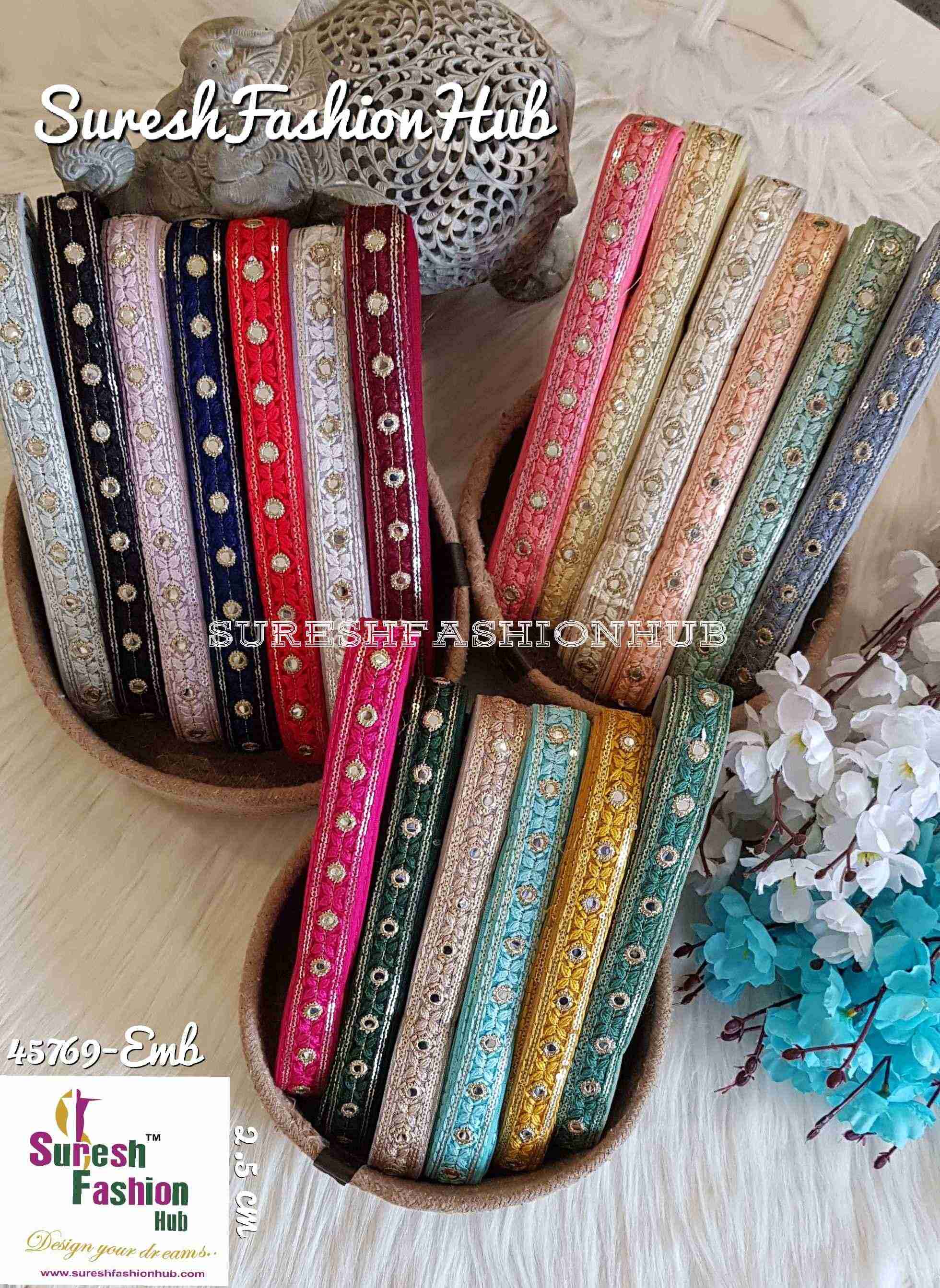 Indian Laces Embellishments Embroidery Saree Border  Wholesale Silk Crafting Sewing Decorative Designer Ribbons #bohobagmaking #fedorahats  #minne  #lndianlaces  #Sareeborder #アニー都城  #pasamanerías #pasamaneriasbordadas #Embellishments #可愛いマスク  #Embroiderytrimmings #アクセサリーパーツ #インドレース #homedecorating #galonesimportados #