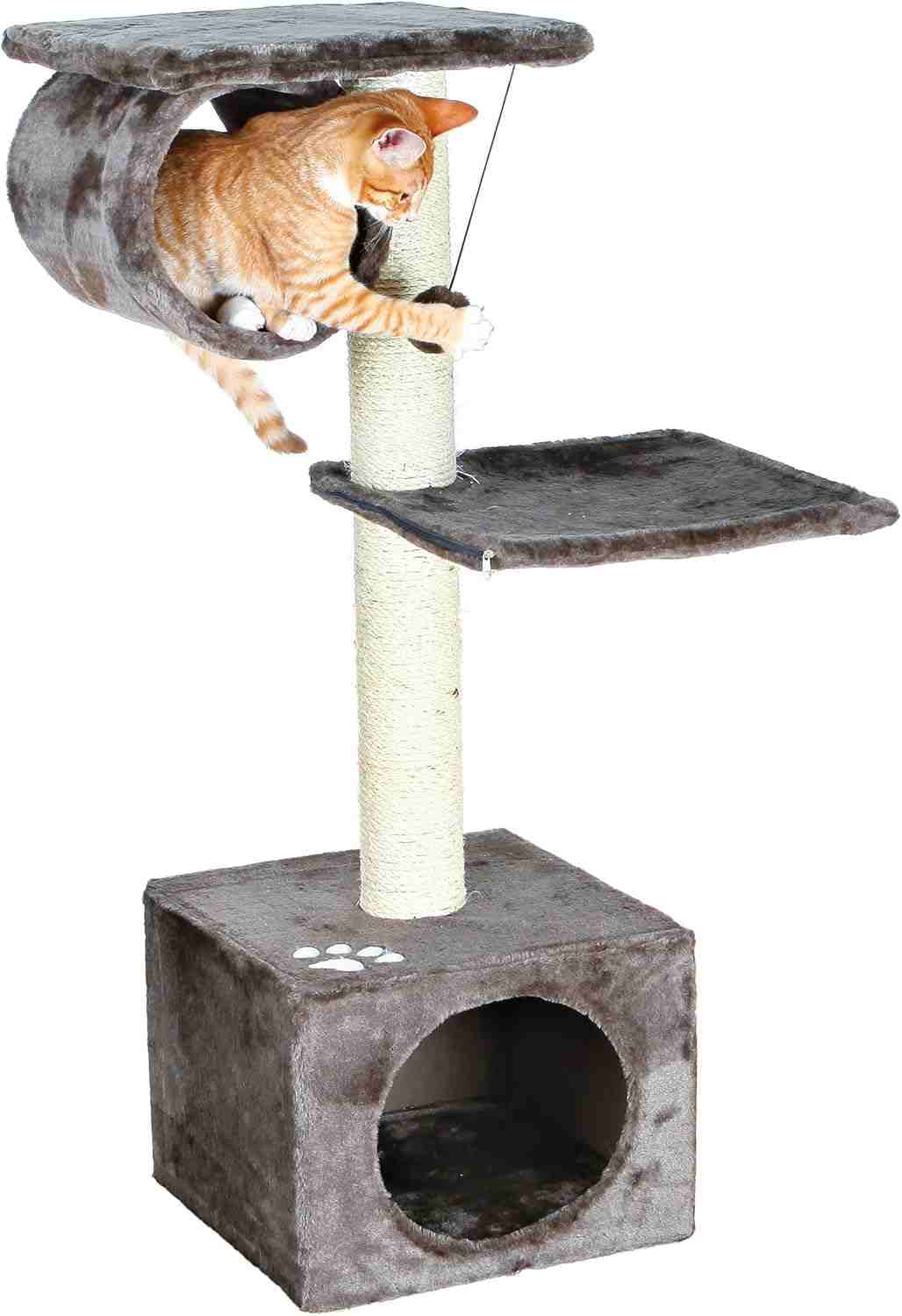 Trixie San Fernando Cat Tree (106 cm, Platinum Grey)