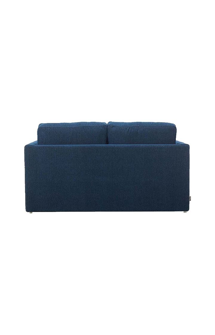 NEUDOT Max Fabric Pull-Out Sofa Cum Bed for Living Room | 2 Seater Sofa Bed for Drawing Room & Bedroom | Diwan | Cobalt Blue Color