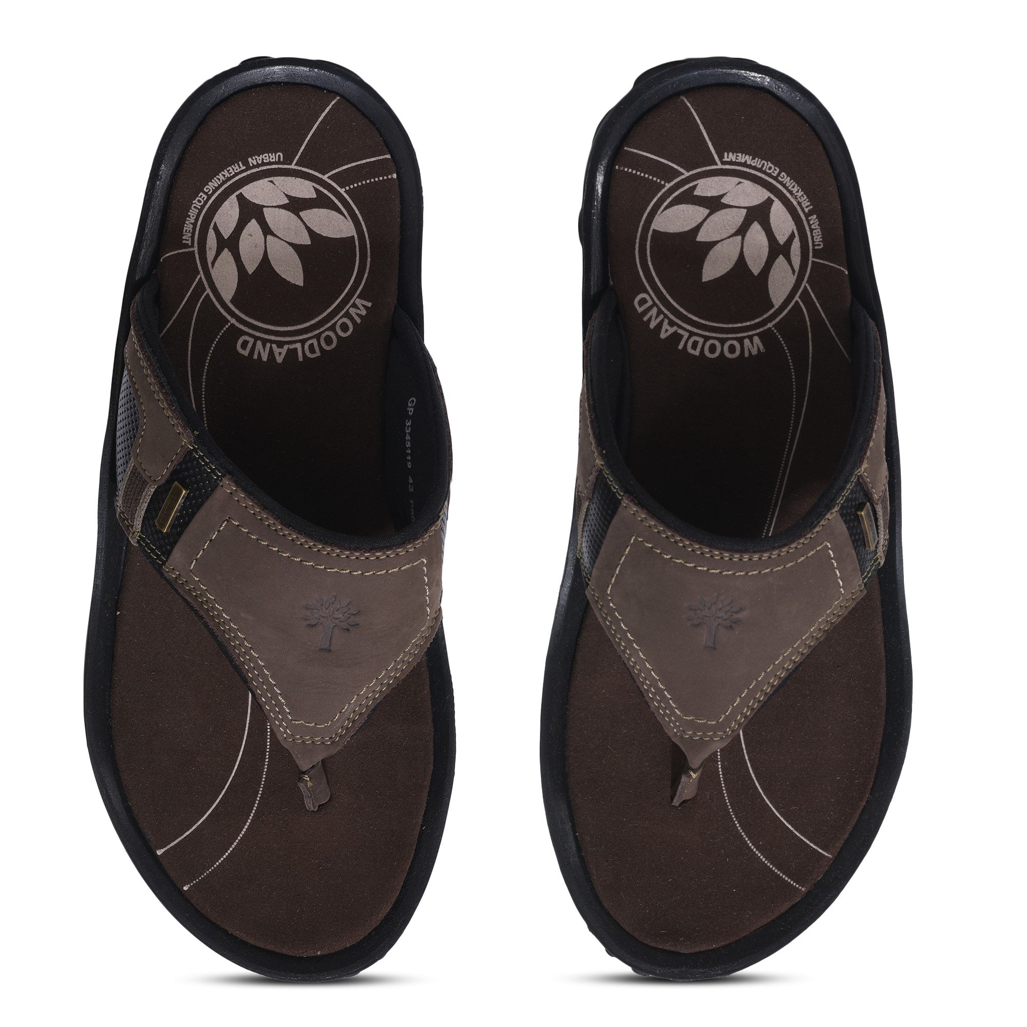 WOODLAND Men Brown Slippers