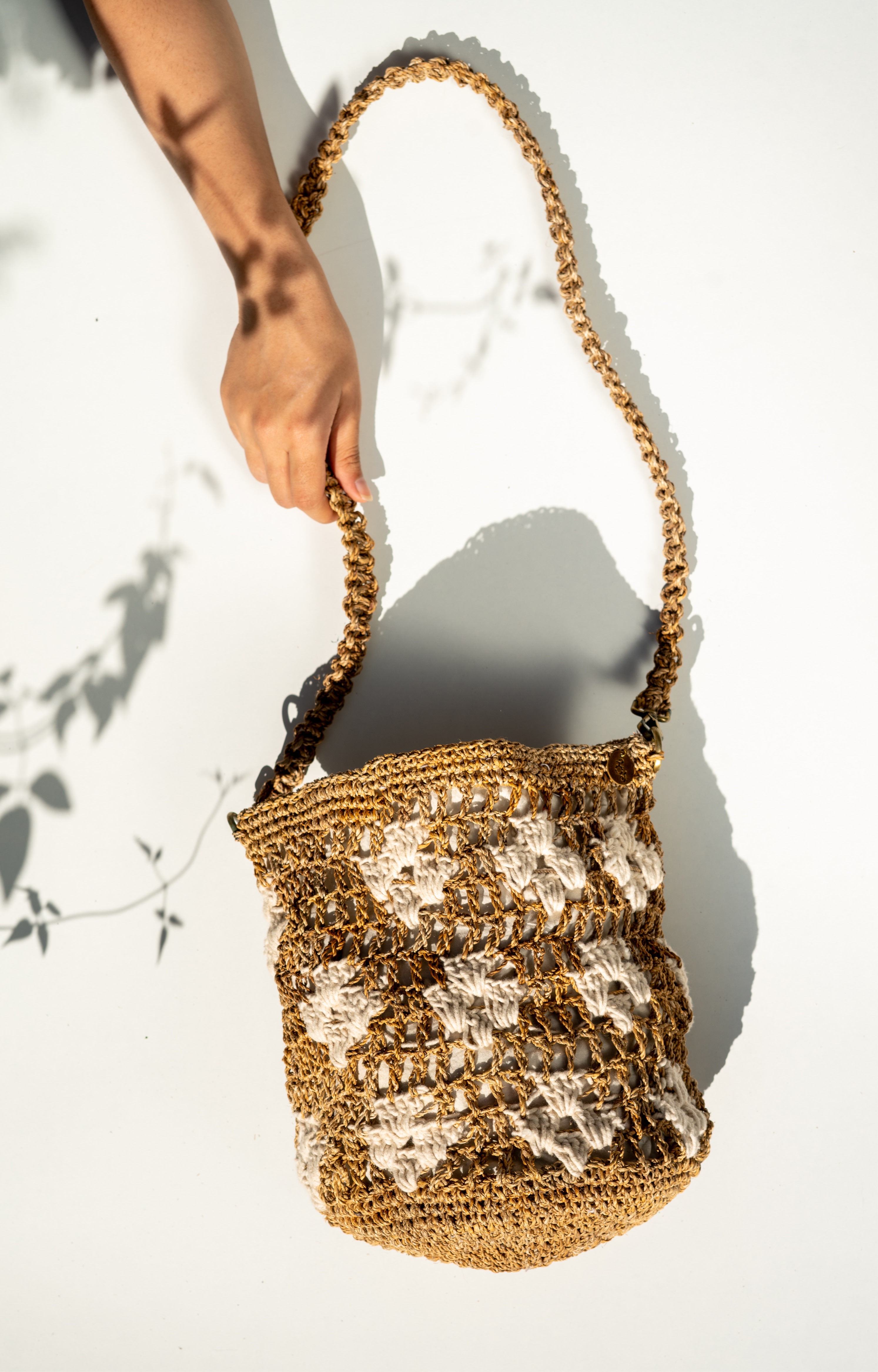 Kaiyare | Pattern Bucket Bag undefined