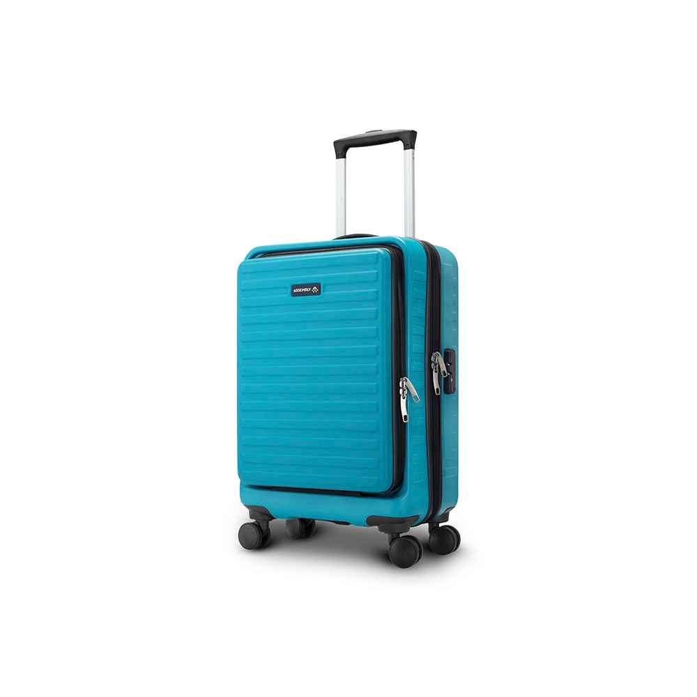 Assembly Teal Small Cabin Luggage Trolley Bag
