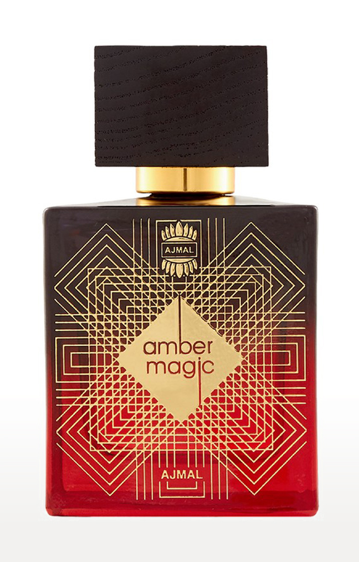 Ajmal Amber Magic EDP Perfume 100ml for Men and Impress Concentrated Perfume Oil Alcohol-free Attar 10ml for Men