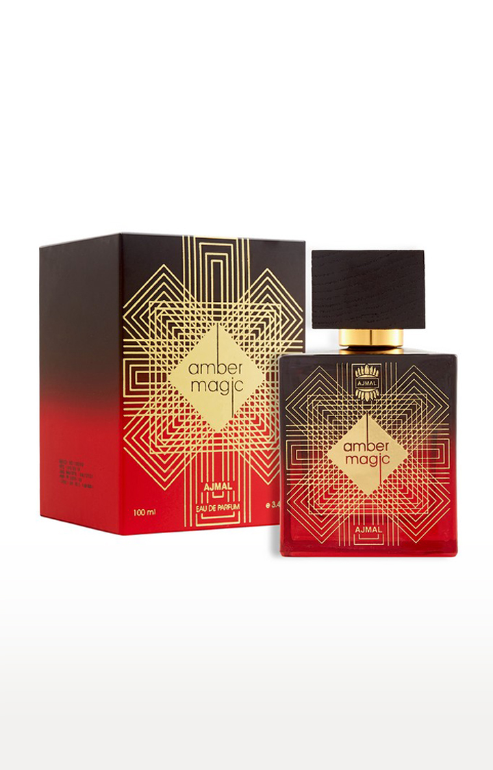 Ajmal Amber Magic EDP Perfume 100ml for Men and Silver Shade Homme Deodorant Fragrance 200ml for Men