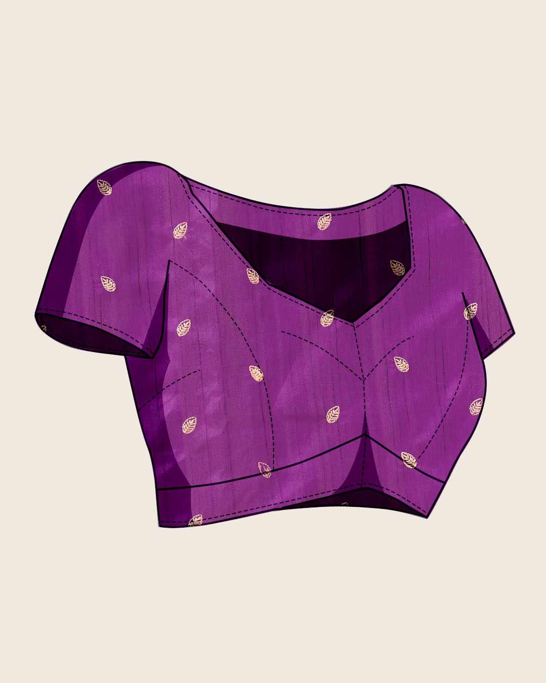 Tasarika Women Silk Wine Color Saree Amrita_Wine