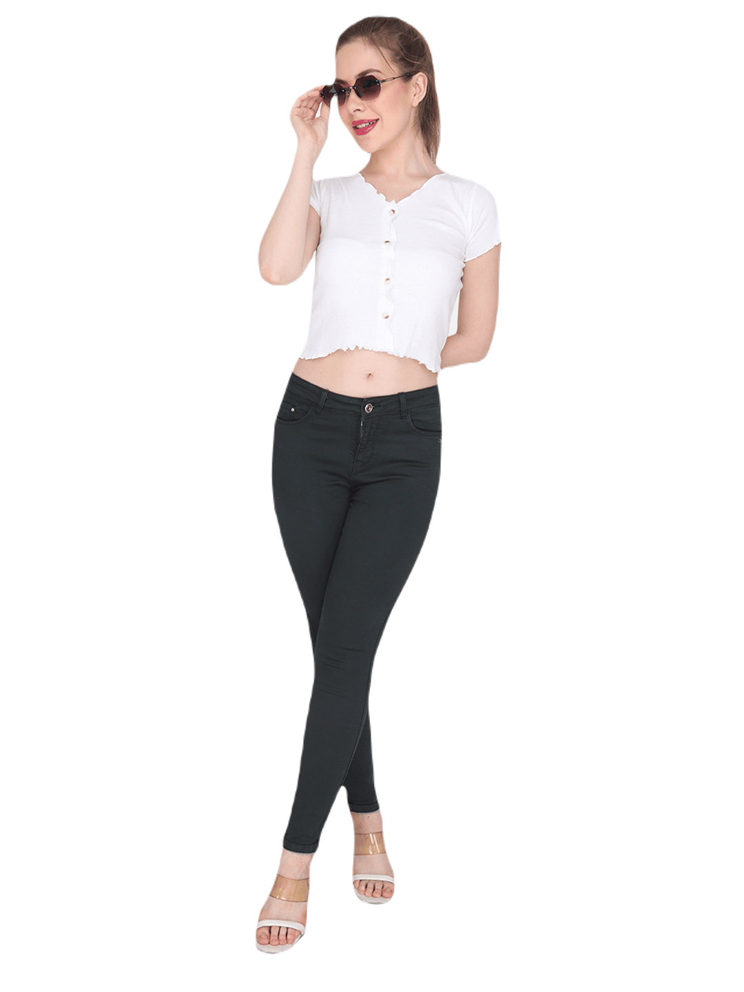 ALBION LOTUS LOWER OD GREY JEANS*