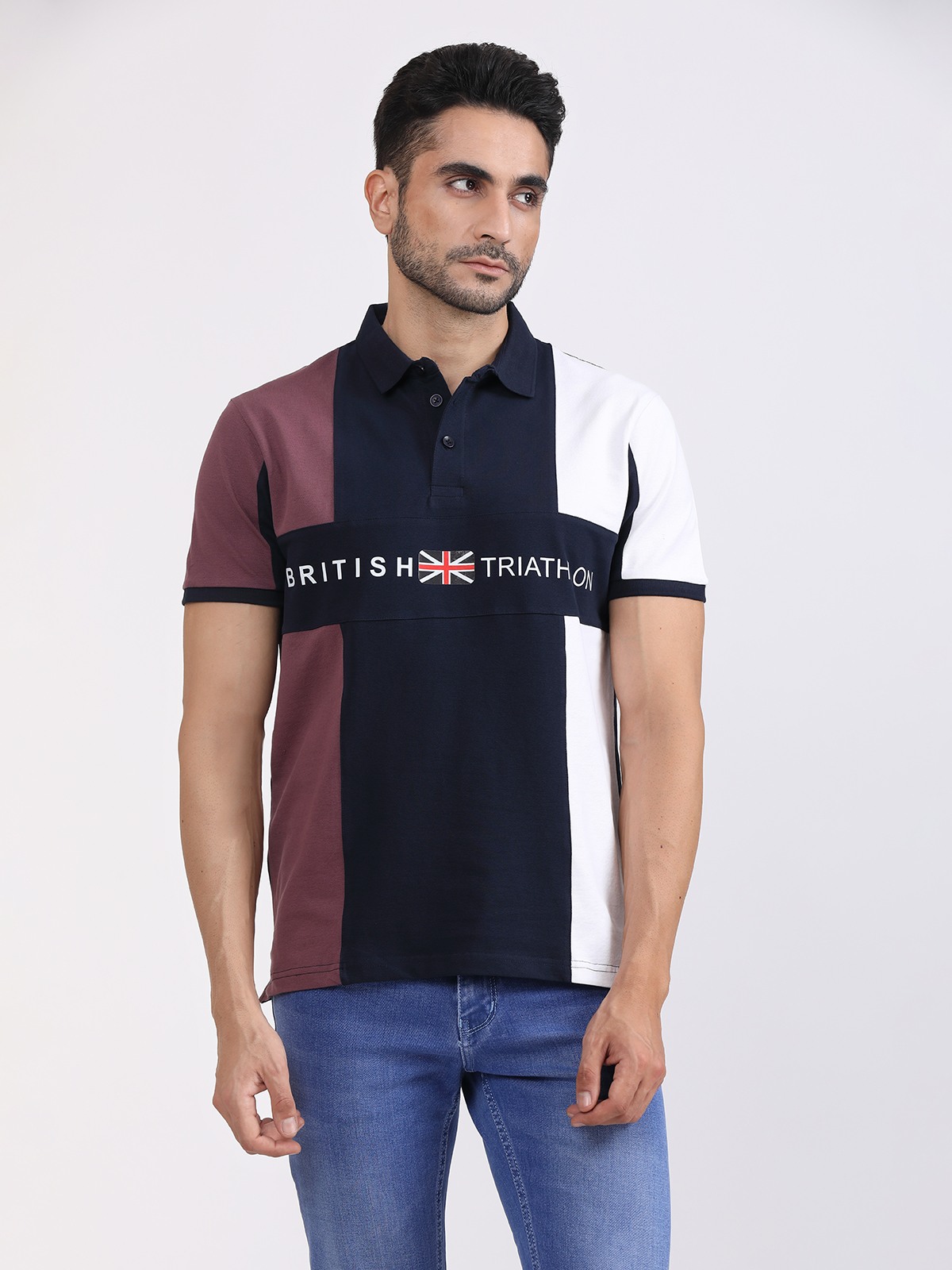 Albion Mens Primume Navy T-Shirt