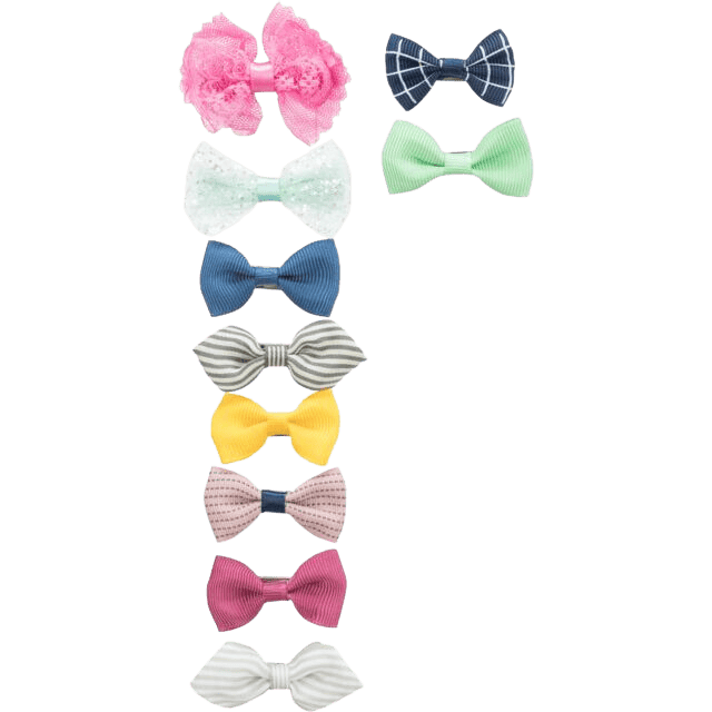 Trixie Assortment Dog Hair Bows Set of 10 Pcs