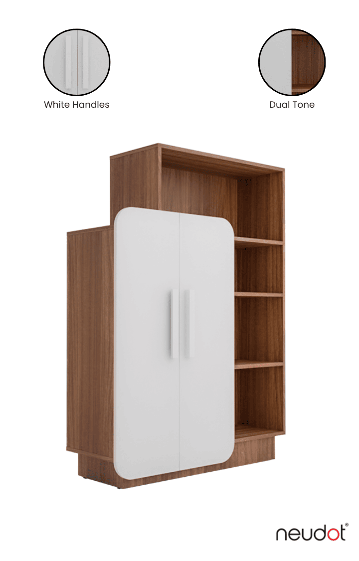 Haven Bookshelf - Frosty White