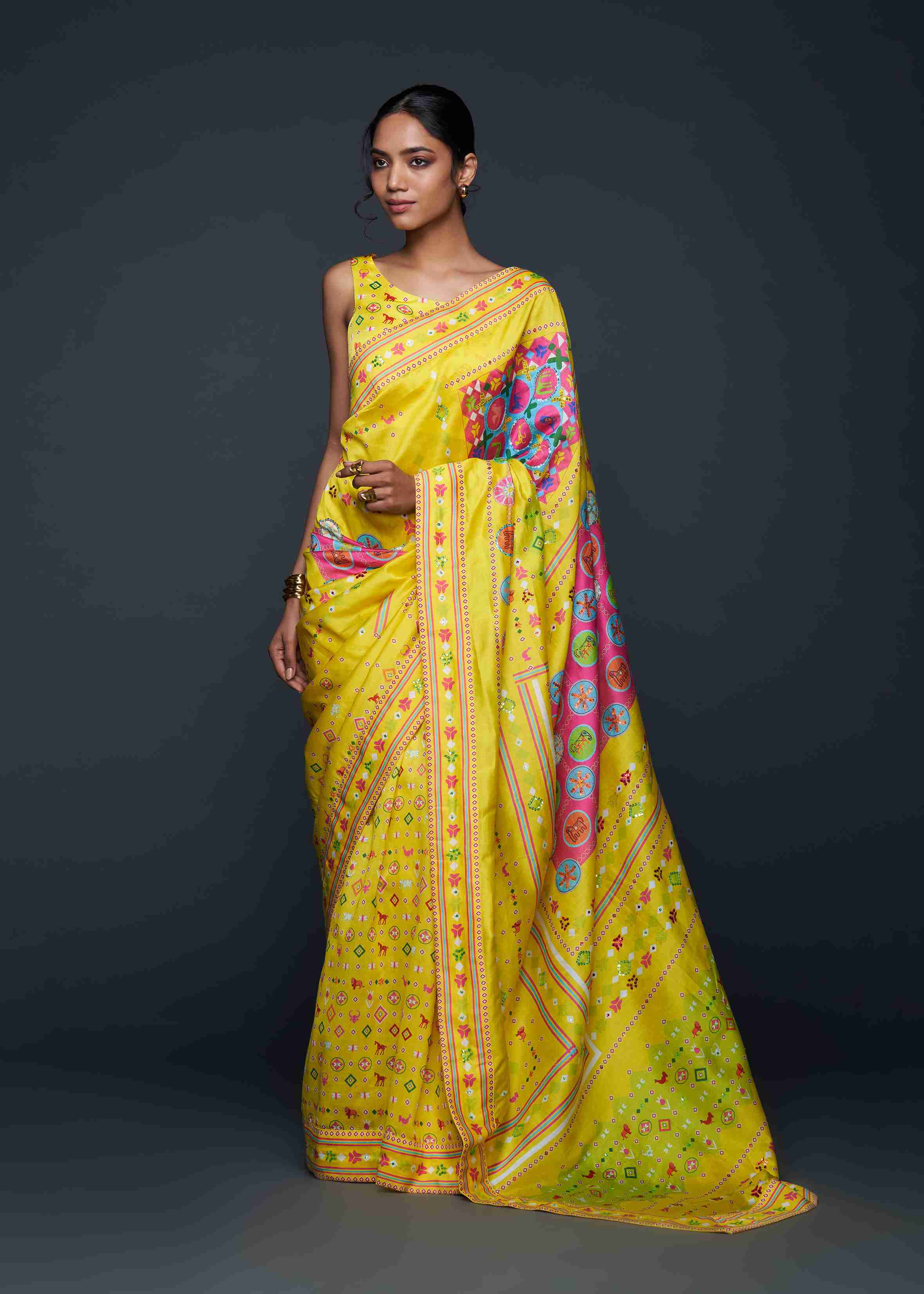 Yellow Saree