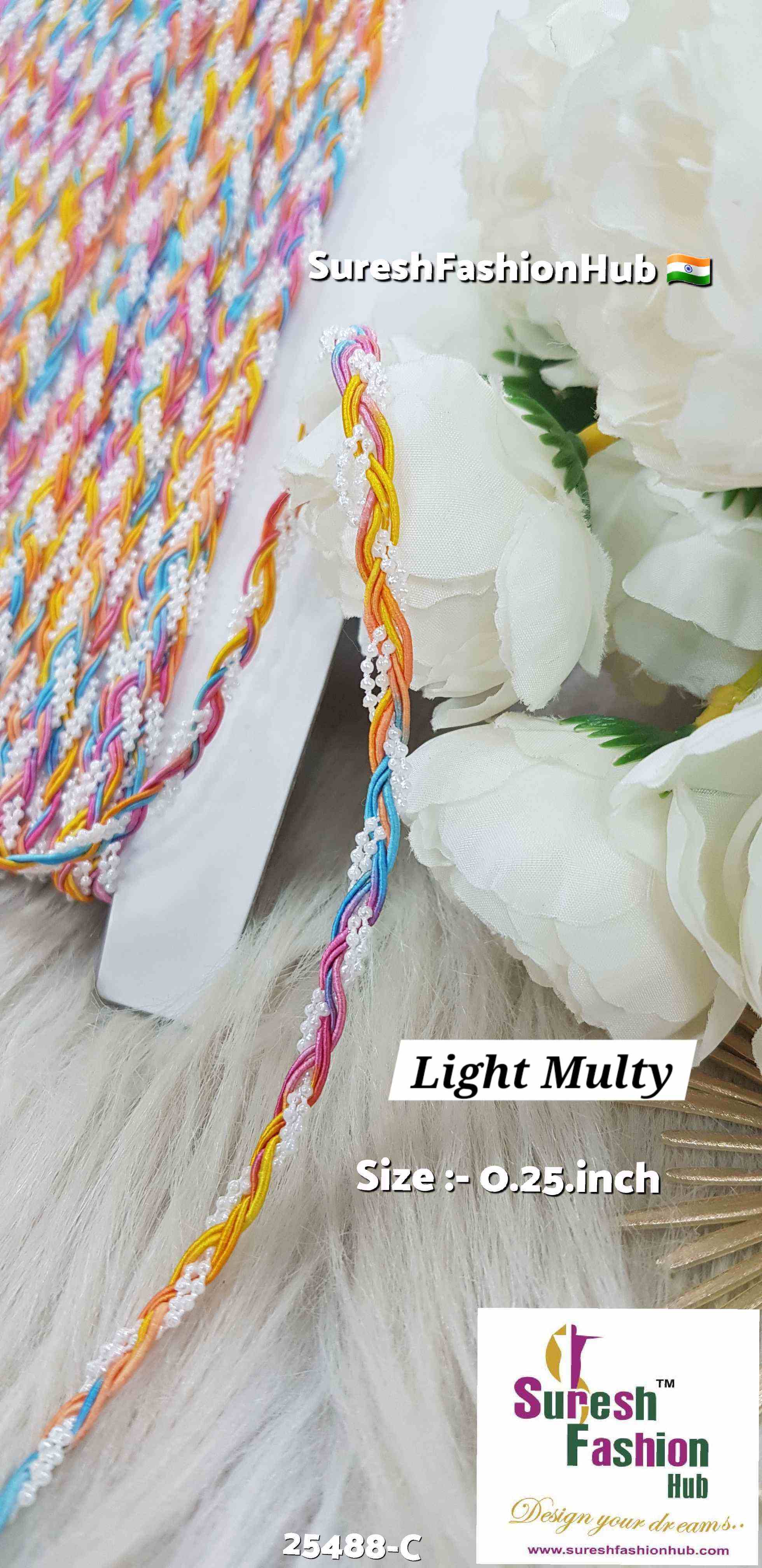 Light Multy Jhalar Lace