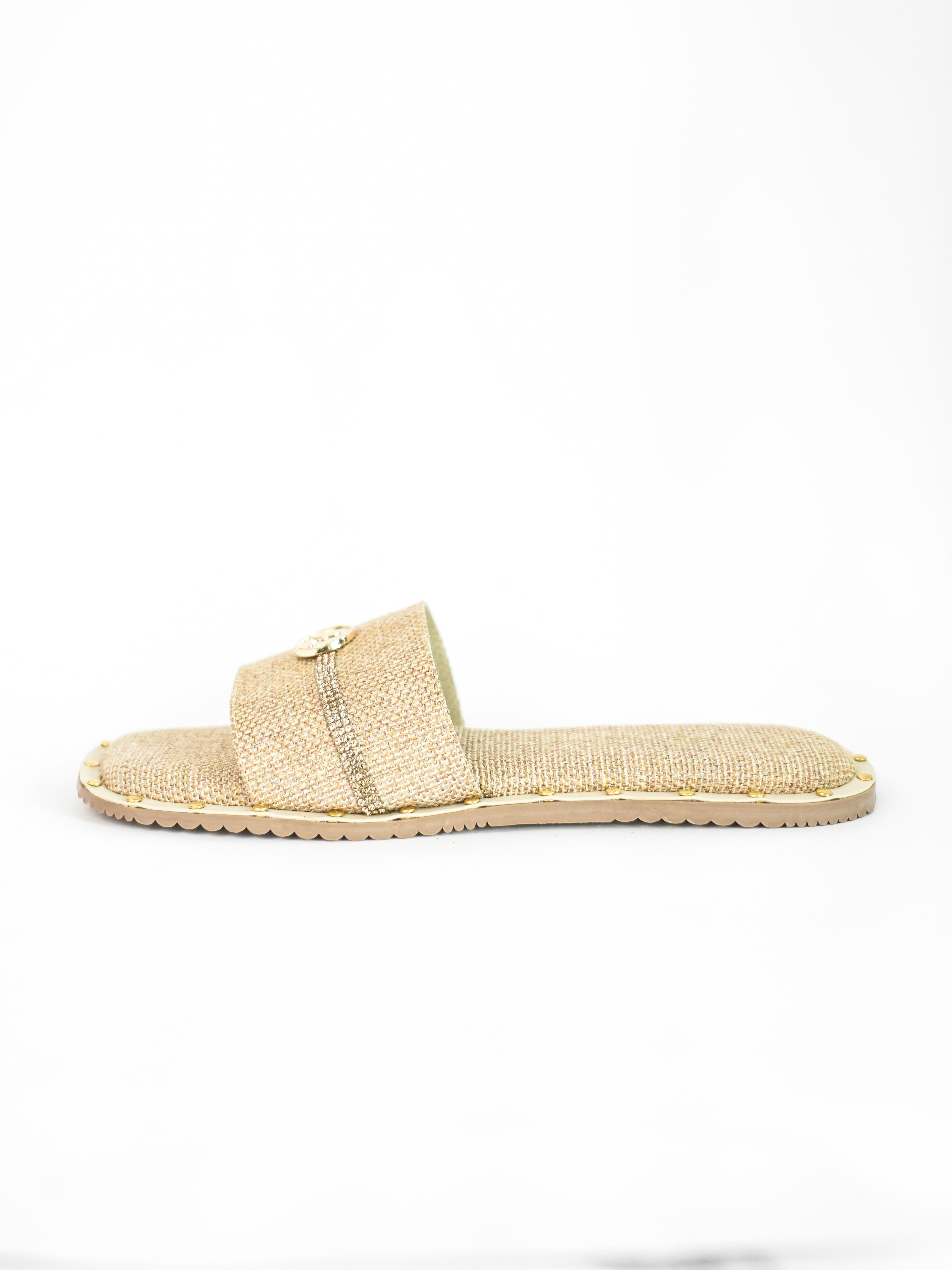 JUTE LOGO FLATS