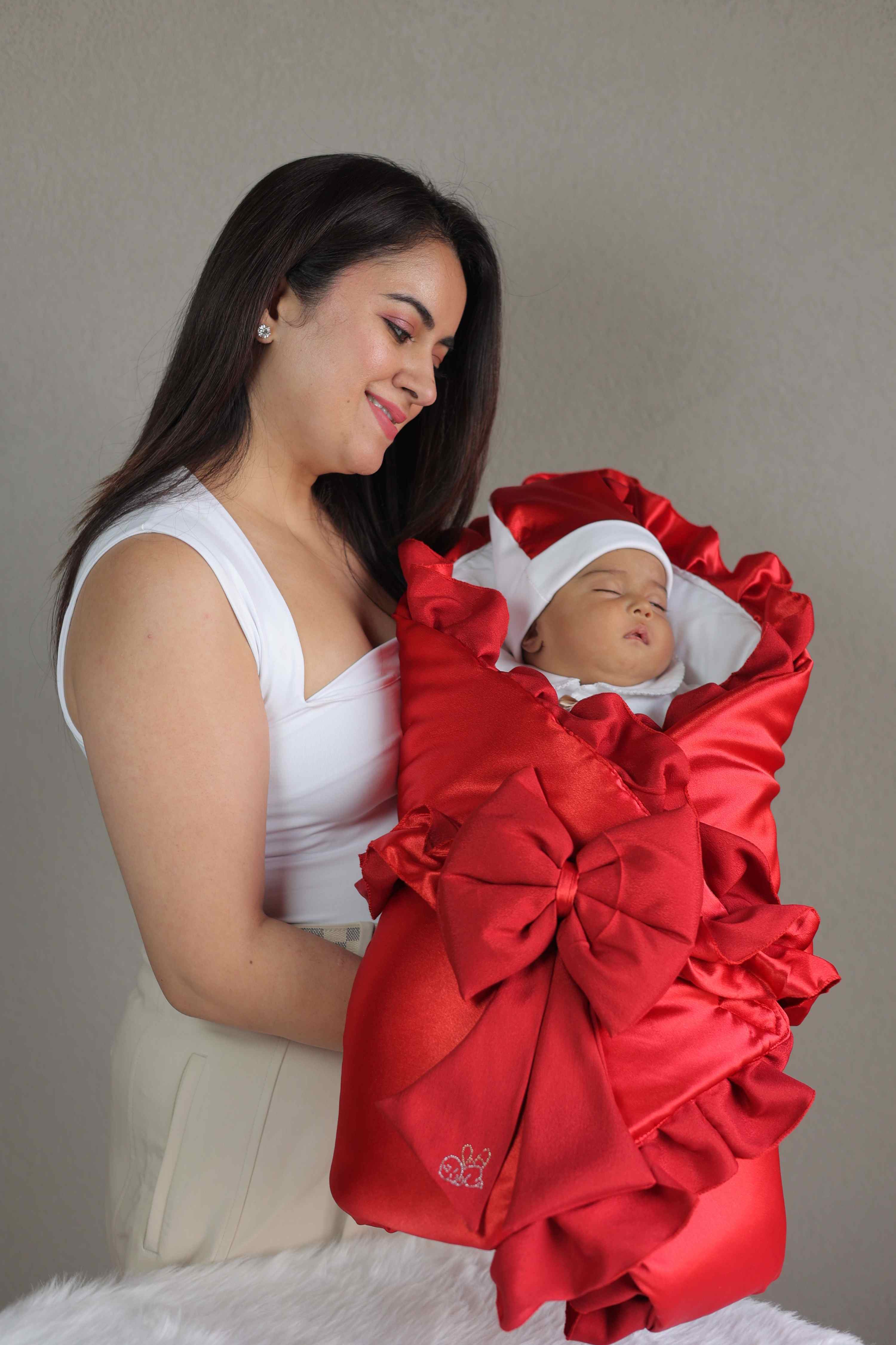 Scarlet Glow Luxe Drape Set
