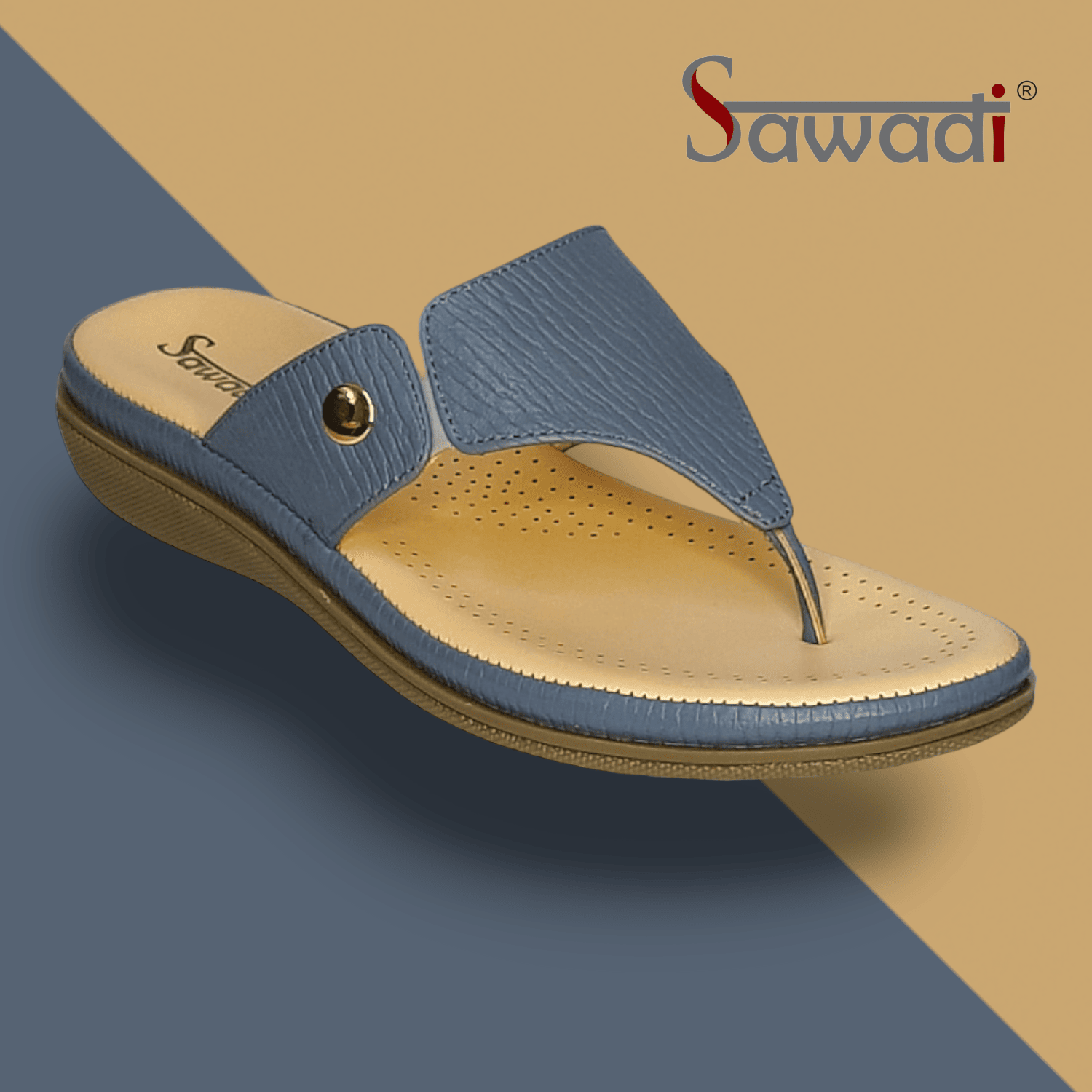 Sawadi Women Heel chappals casuals