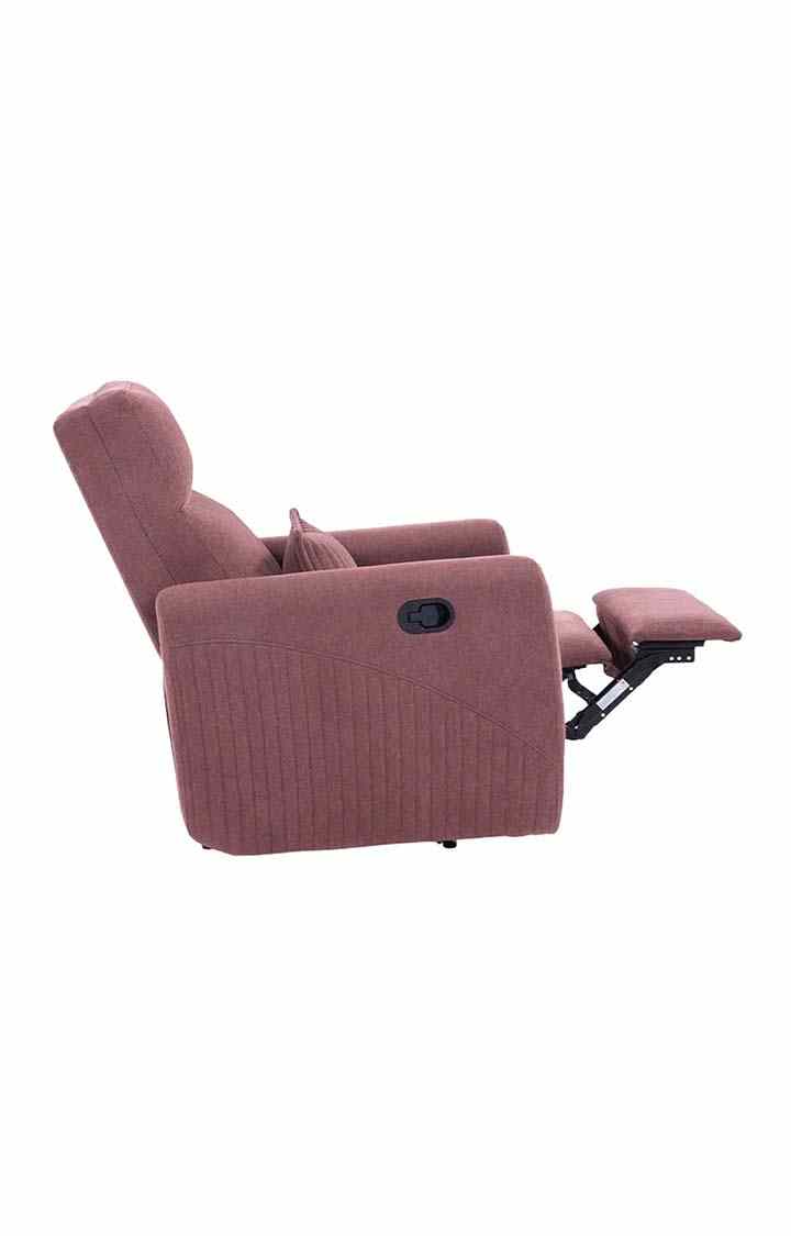 neudot Eazy Boy Single Seater Fabric Recliner - Ceramic Pink