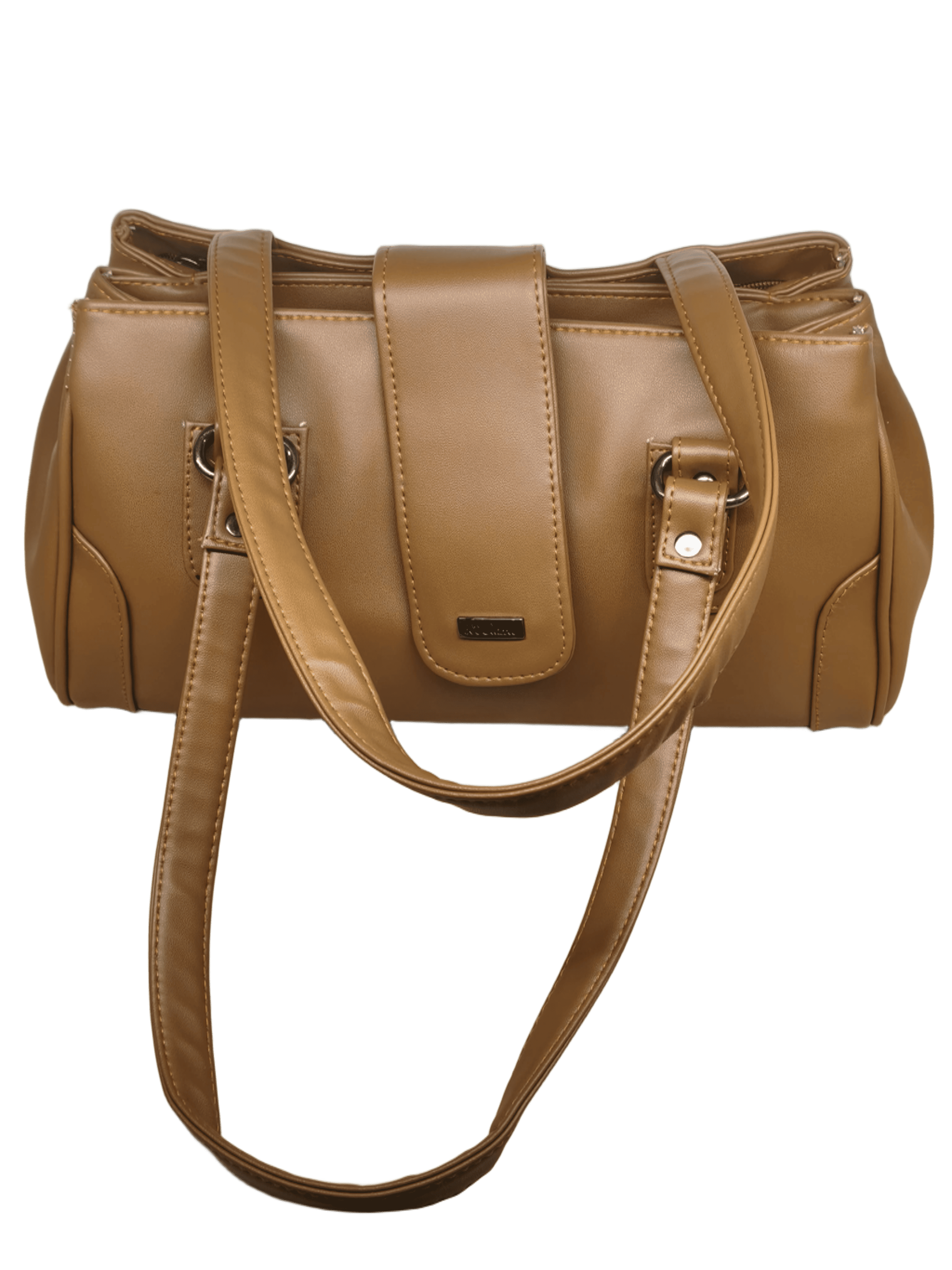 Bengal Classic Co Women's Tan Rexine Shoulder Handbag