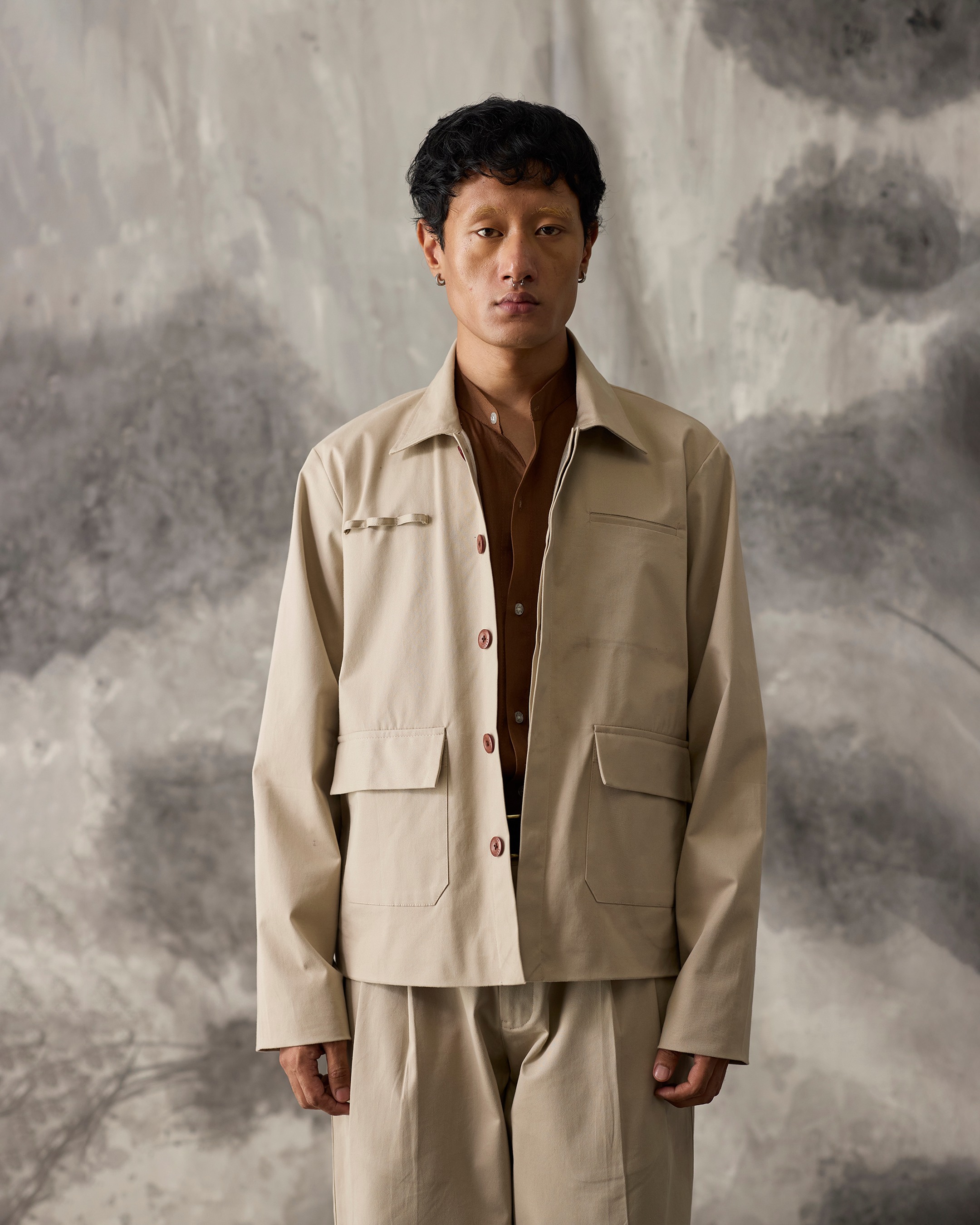 Beige Jacket - Men
