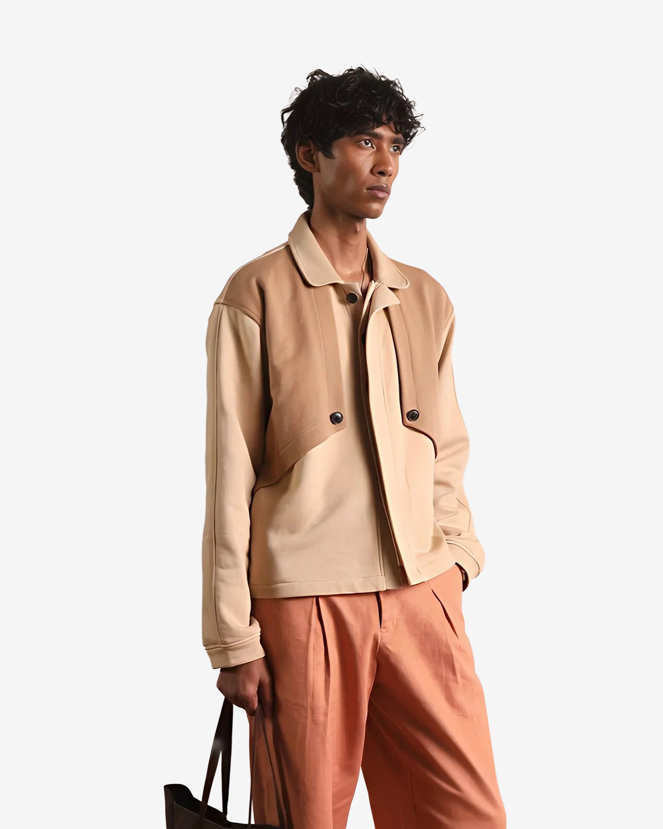 Fleece Pullover Beige