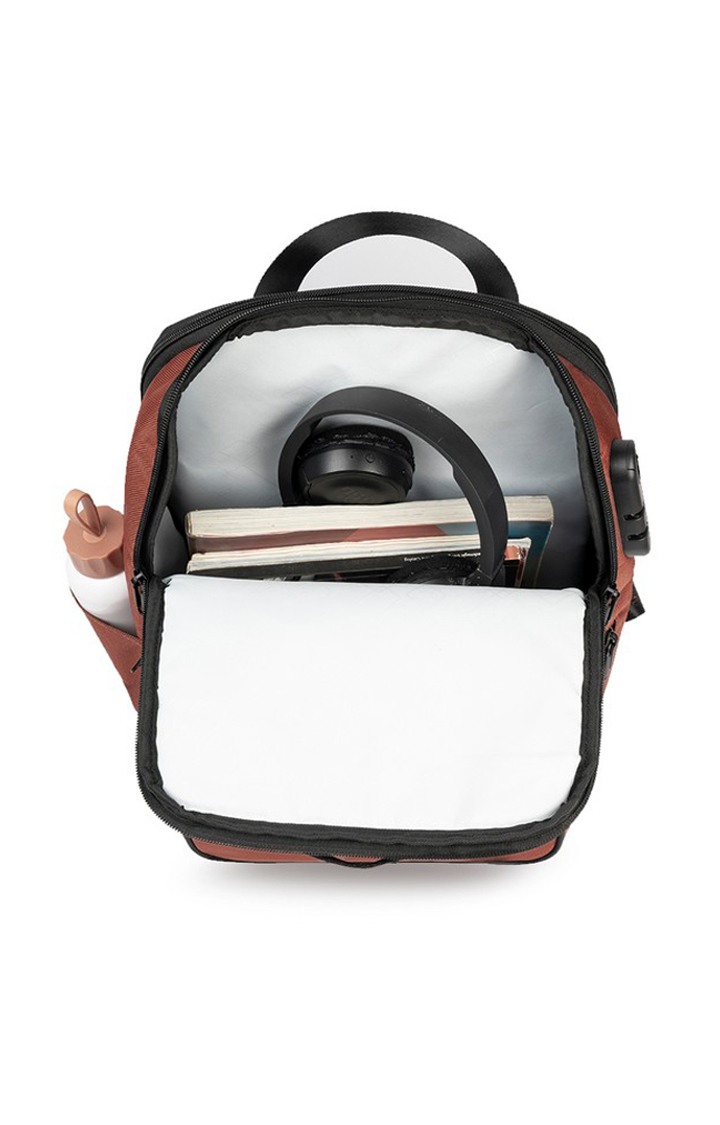 Rust Laptop Backpack (USB Charging Port) | Premium Office Laptop Bag for Men/Women