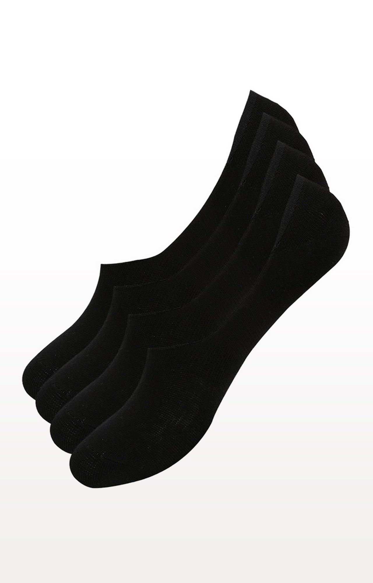 BALENZIA | Black Solid Socks (Pack of 4) 1
