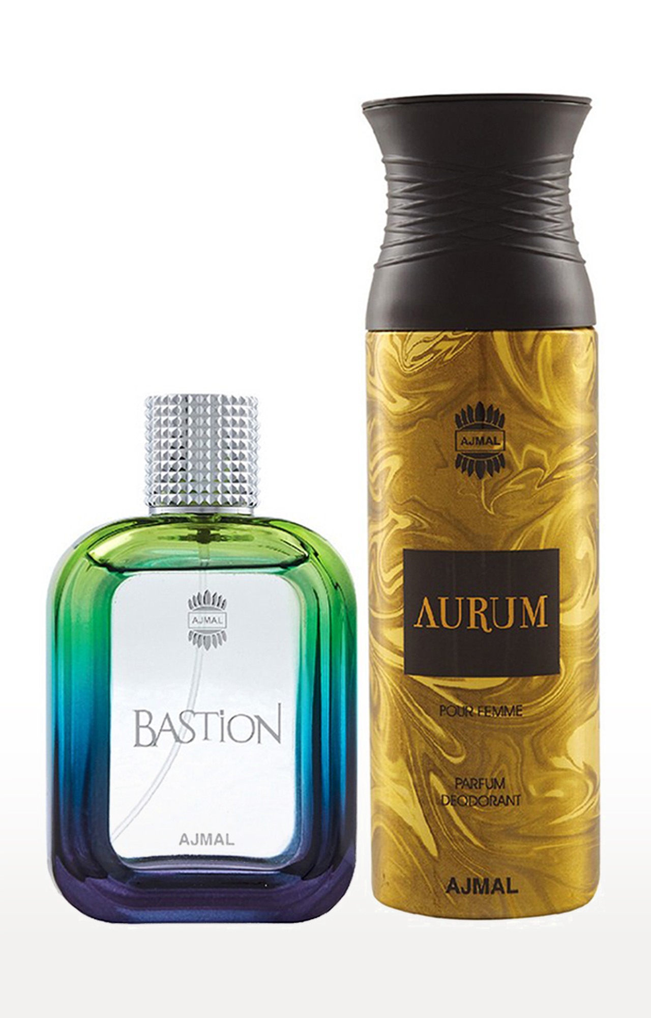 Ajmal Bastion EDP Perfume 100ml for Men and Aurum Femme Deodorant