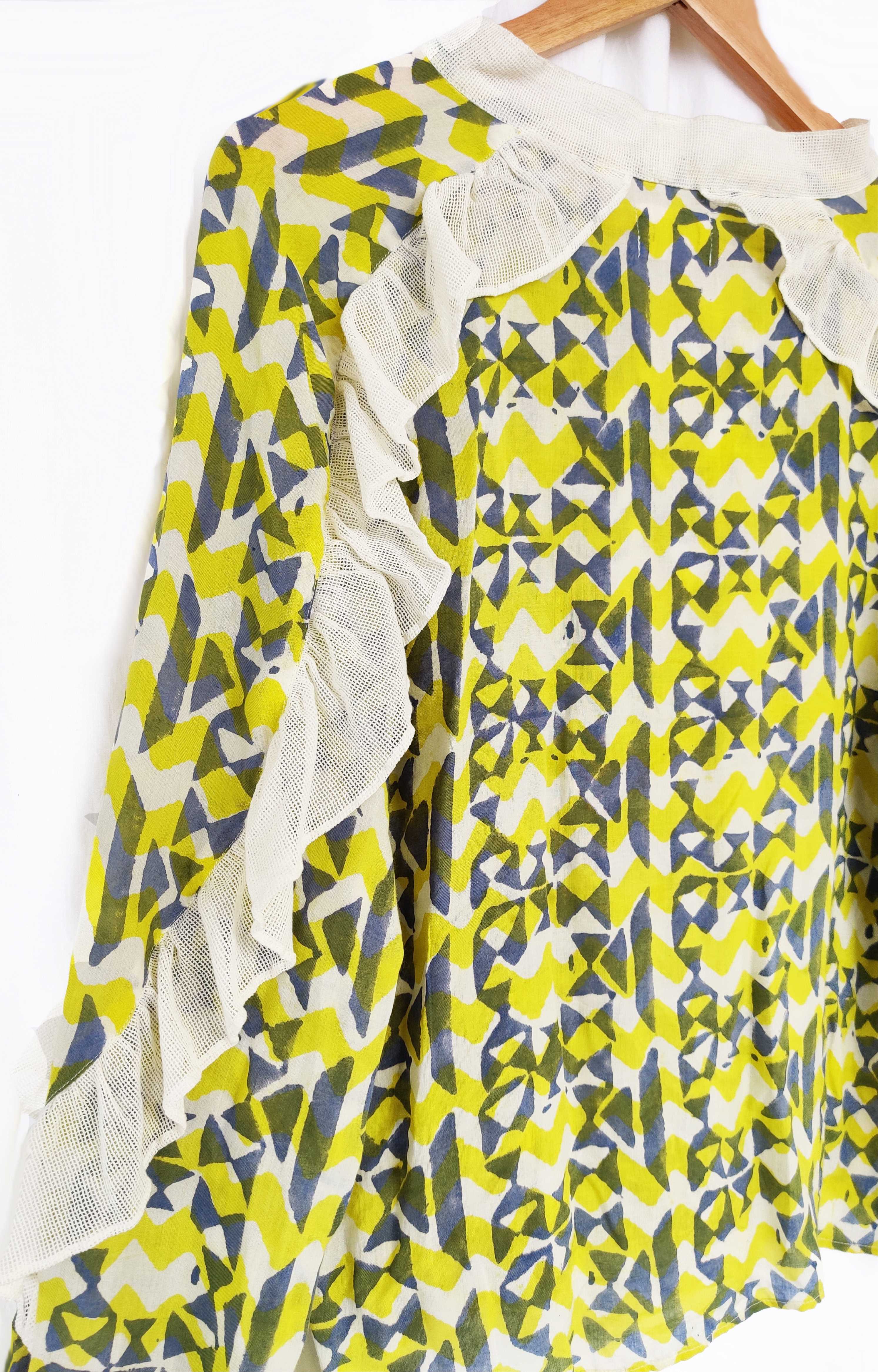 FOR THE LOVE OF RUFFLE BLOUSE