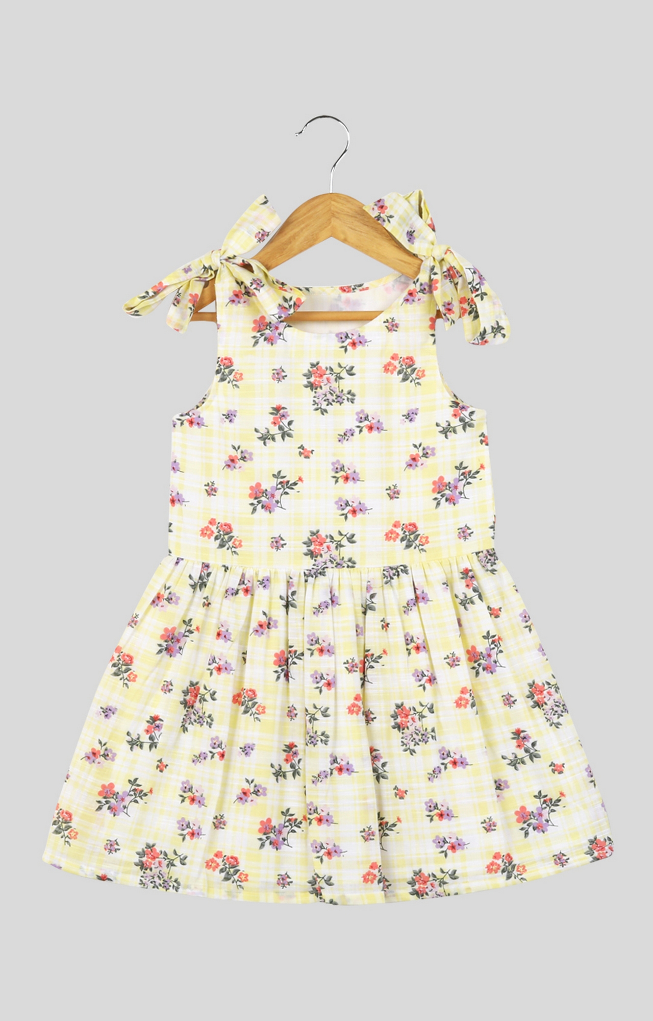 Budding Bees | Yellow Floral Dress 0