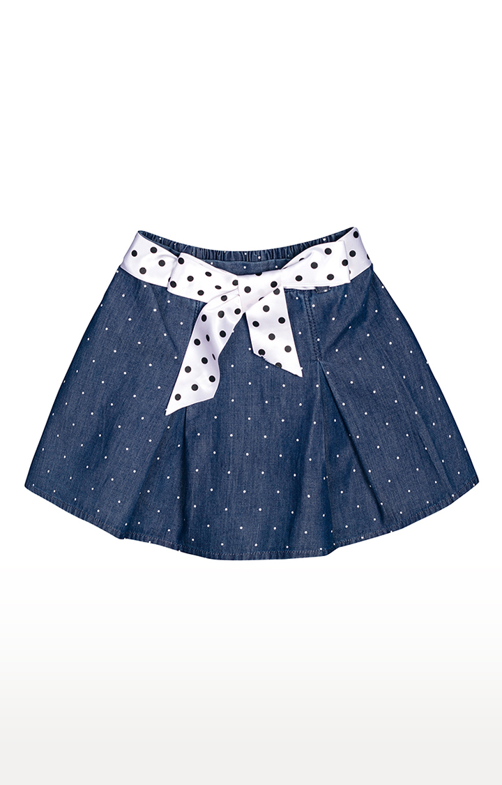 Blue Polka Dots Skirt