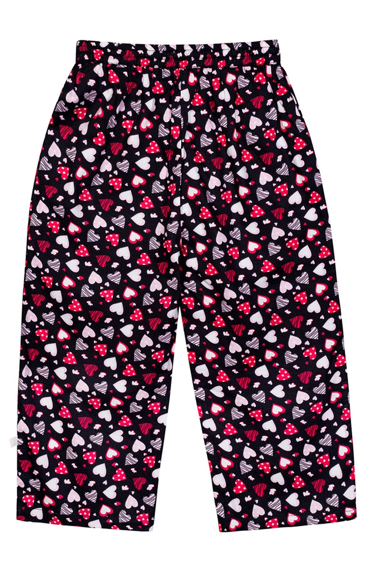 Budding Bees | Black and Pink Printed Clothing Combo Set 4