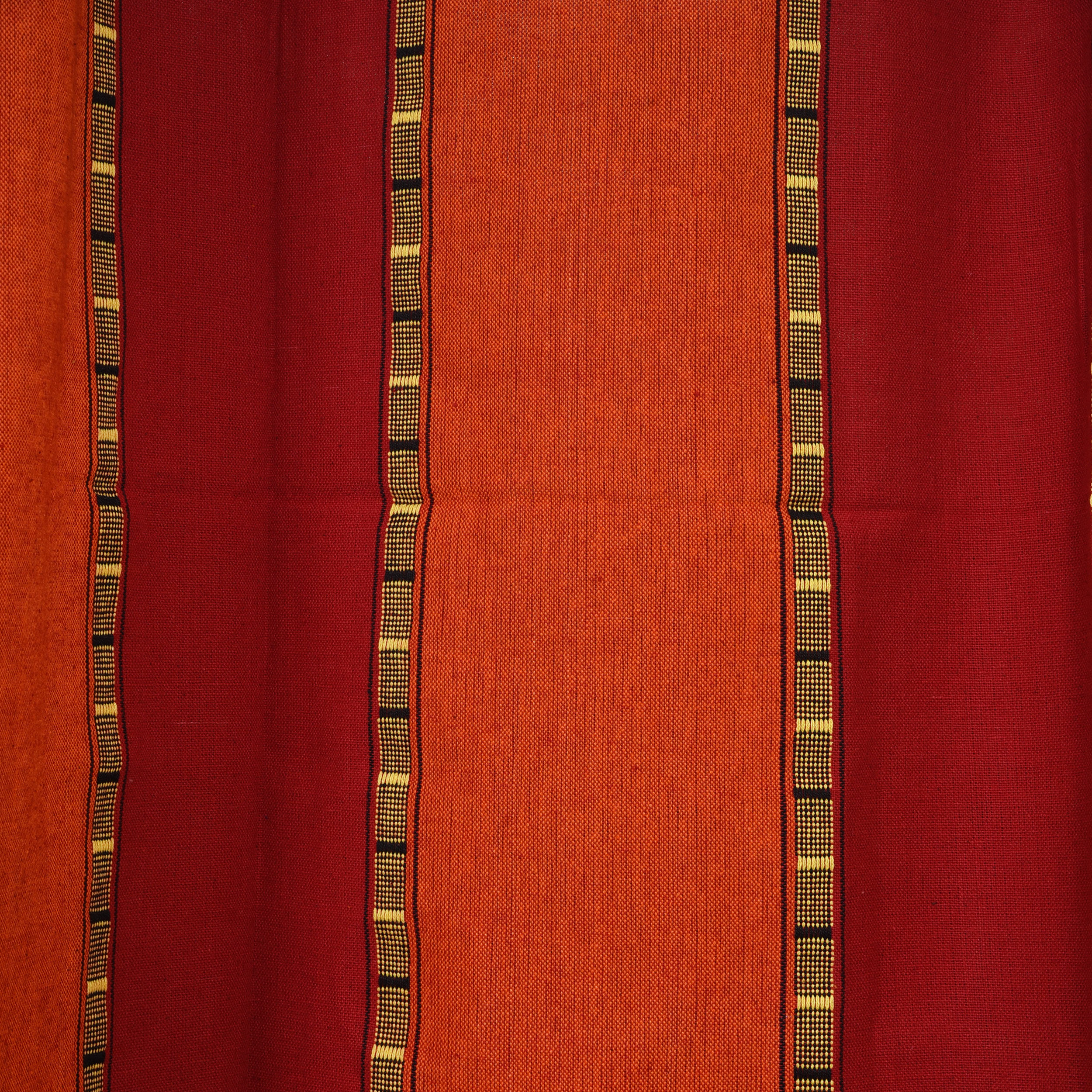 Boria Bistar | Handloom Cotton Curtains for Door with button and loop|2