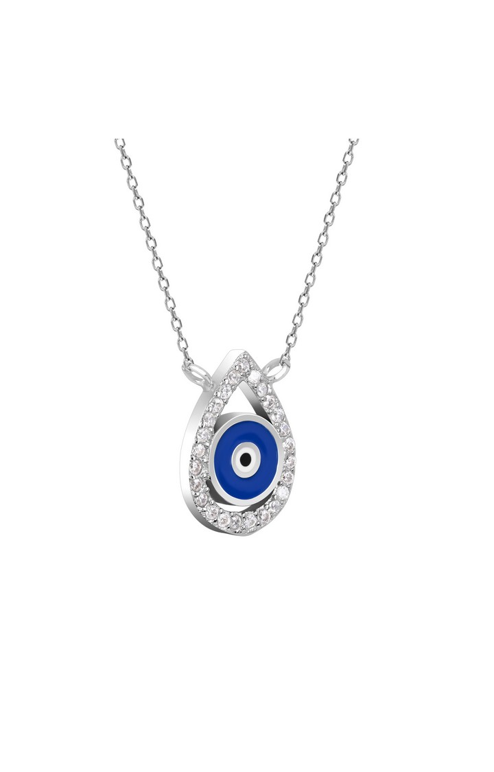 Drop Evil Eye Necklace