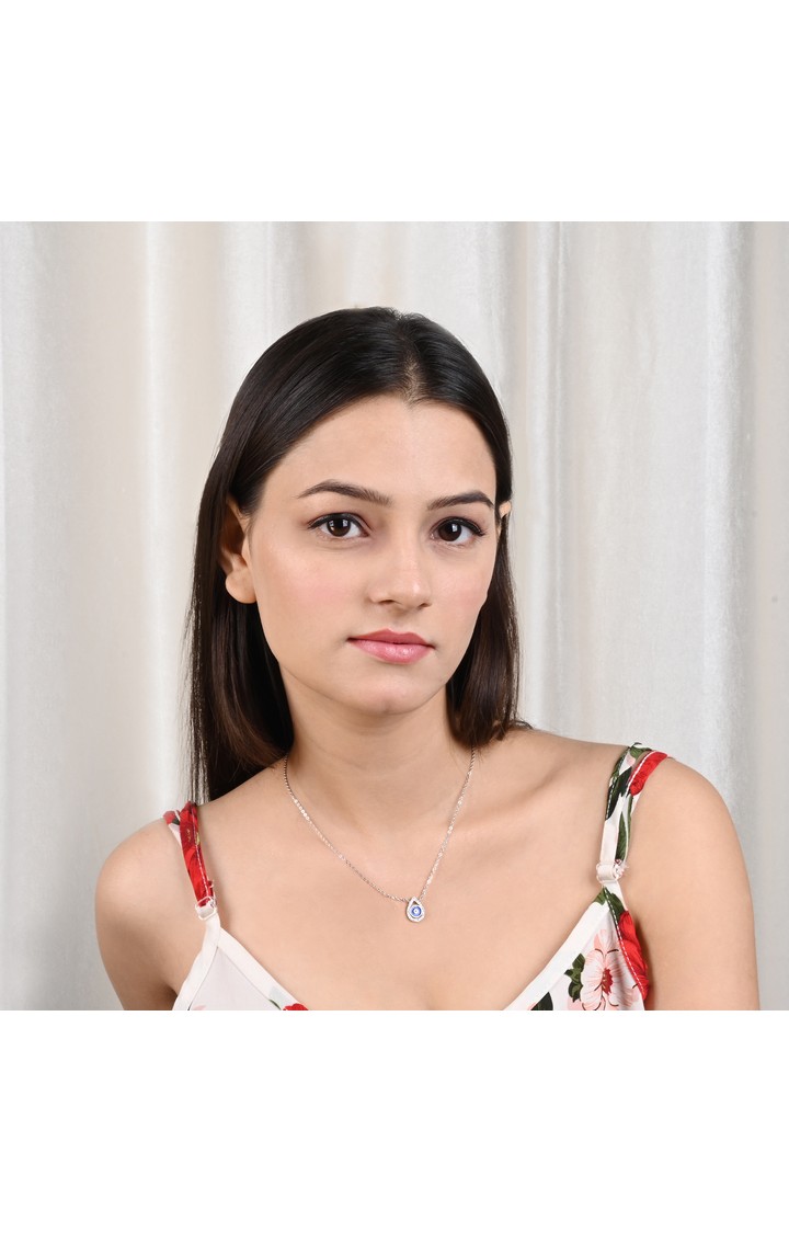 Drop Evil Eye Necklace