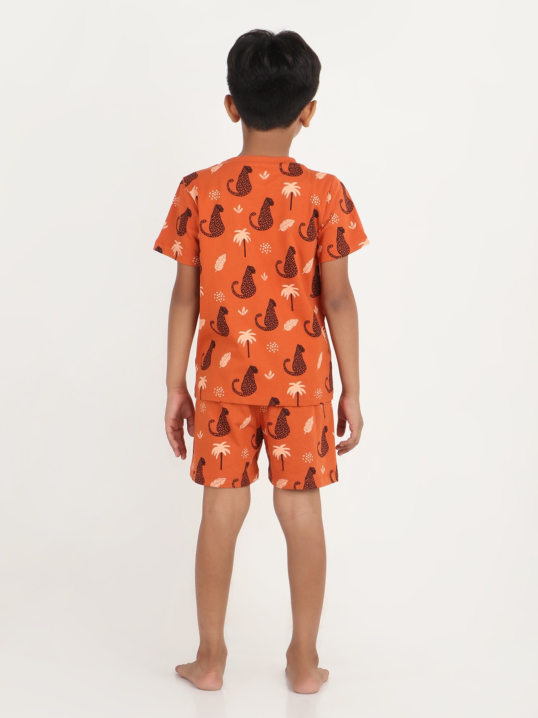 Boys 2 piece T-Shirt & Short -set- Rust