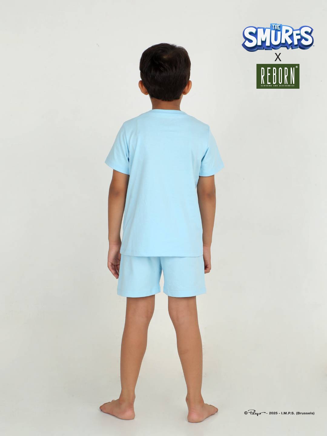 Boys 2 piece T-Shirt & Short -set- Sky Blue