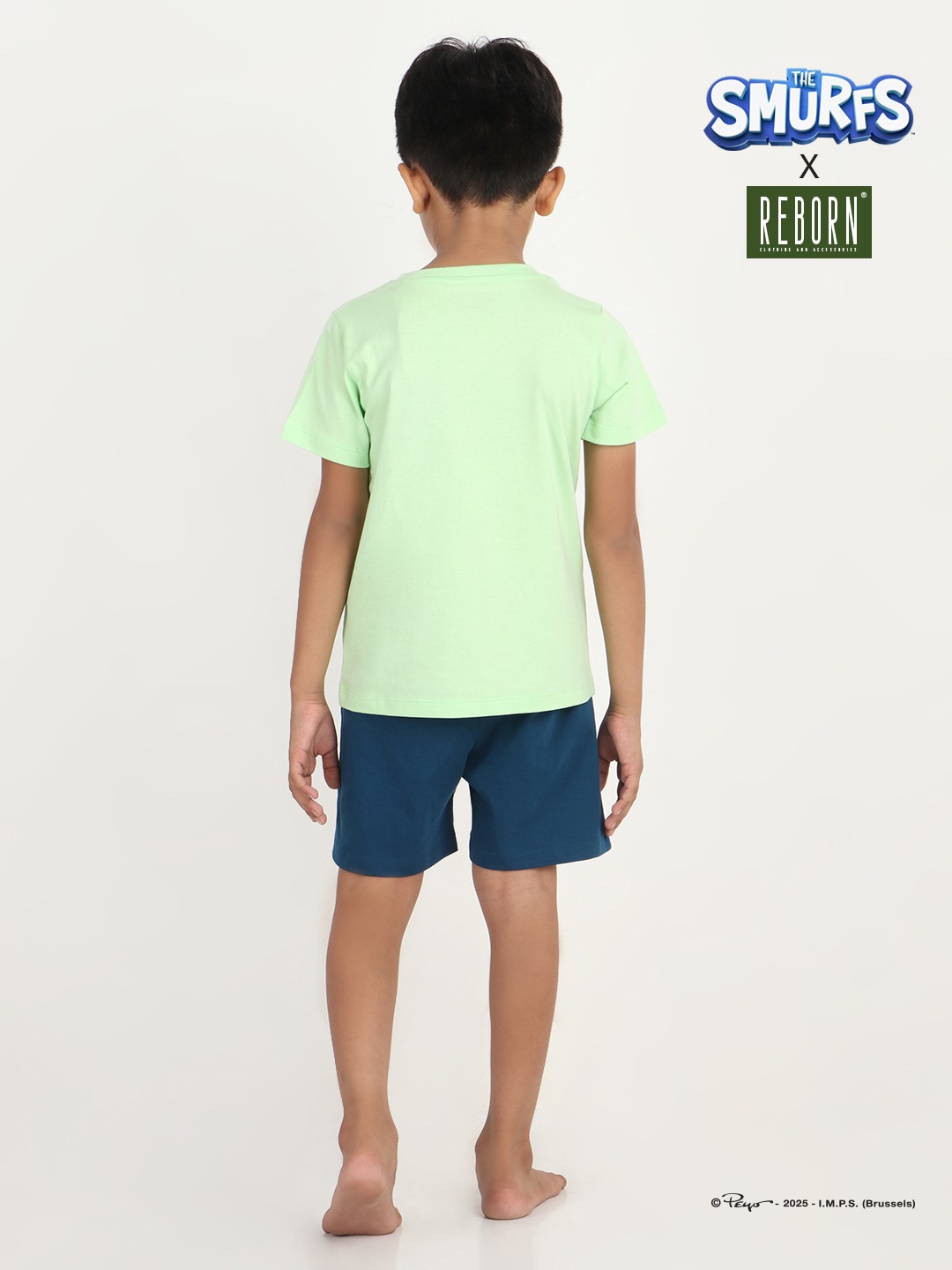 Boys 2 piece T-Shirt & Short -set- Pistachio Green