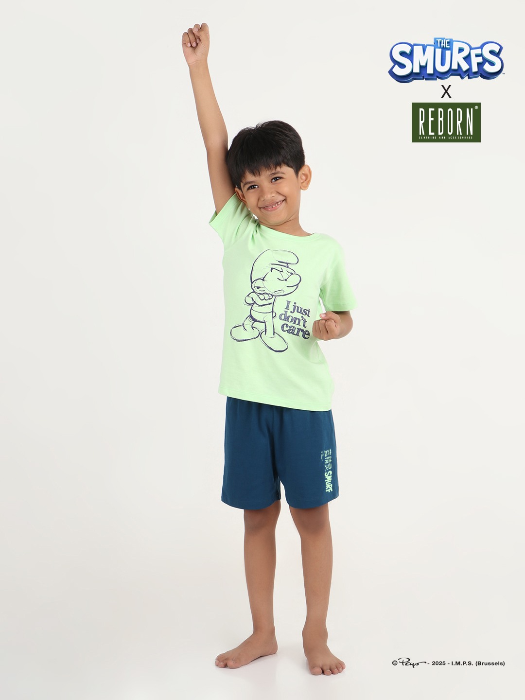 Boys 2 piece T-Shirt & Short -set- Pistachio Green