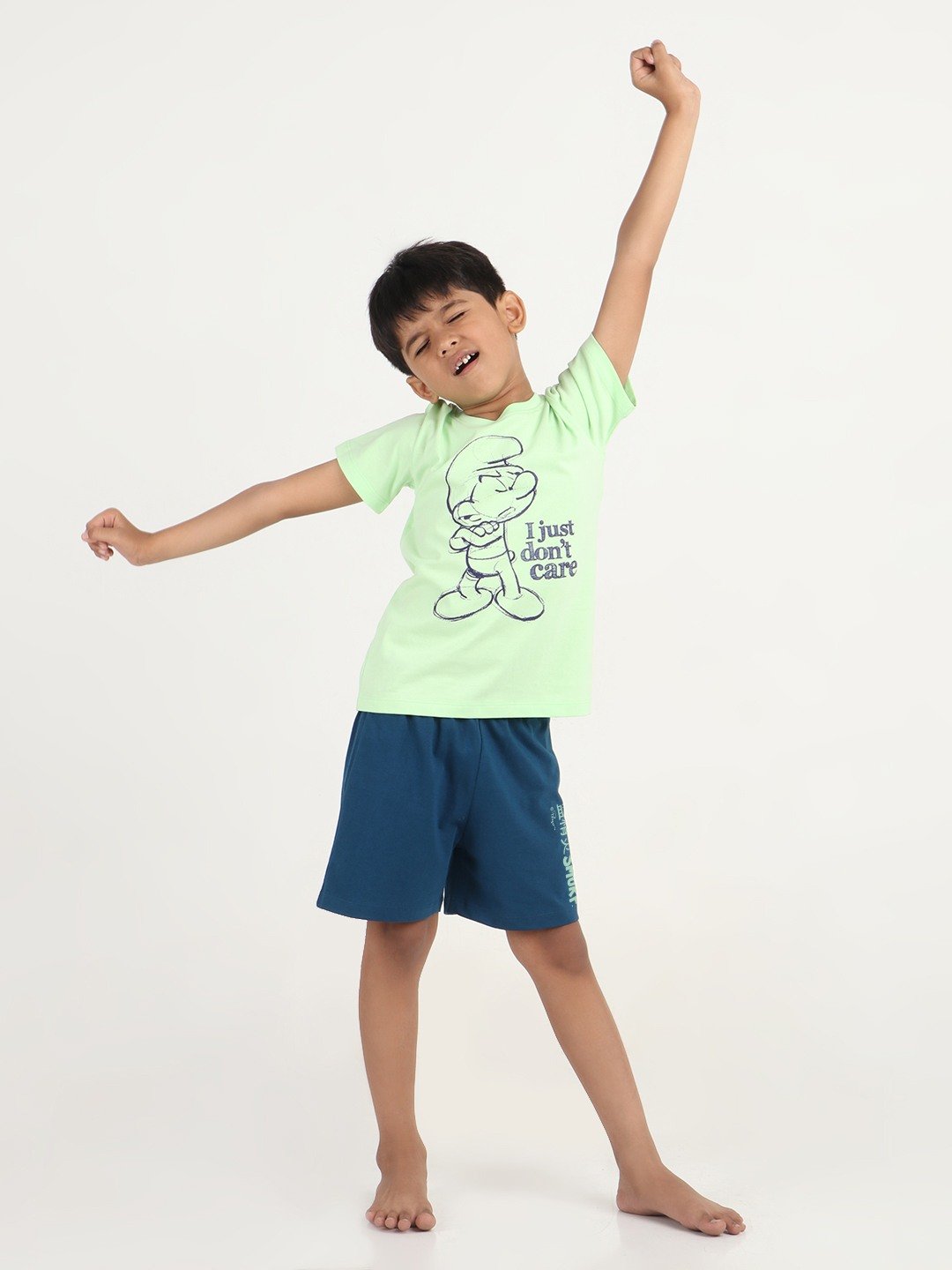 Boys 2 piece T-Shirt & Short -set- Pistachio Green