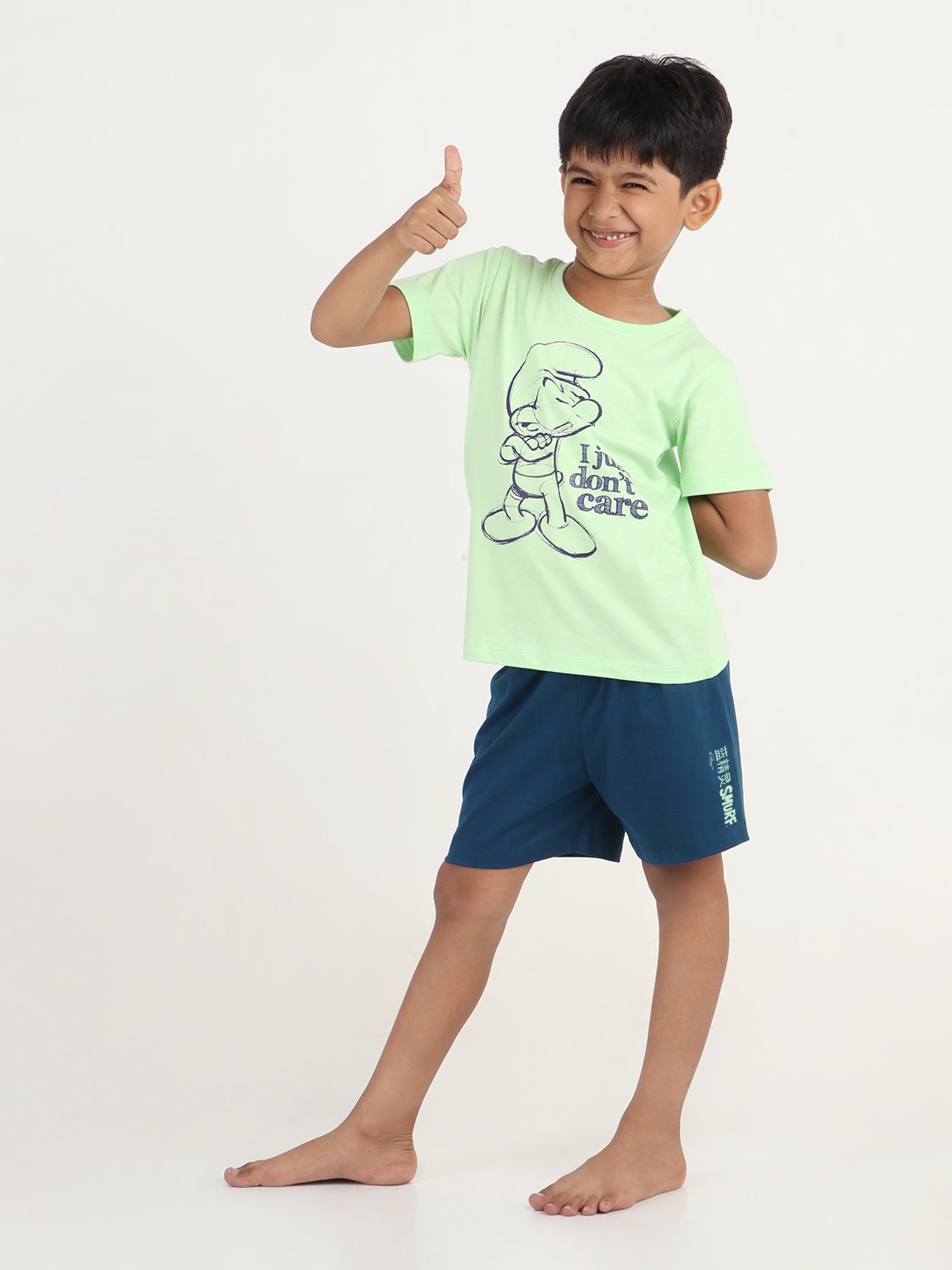Boys 2 piece T-Shirt & Short -set- Pistachio Green