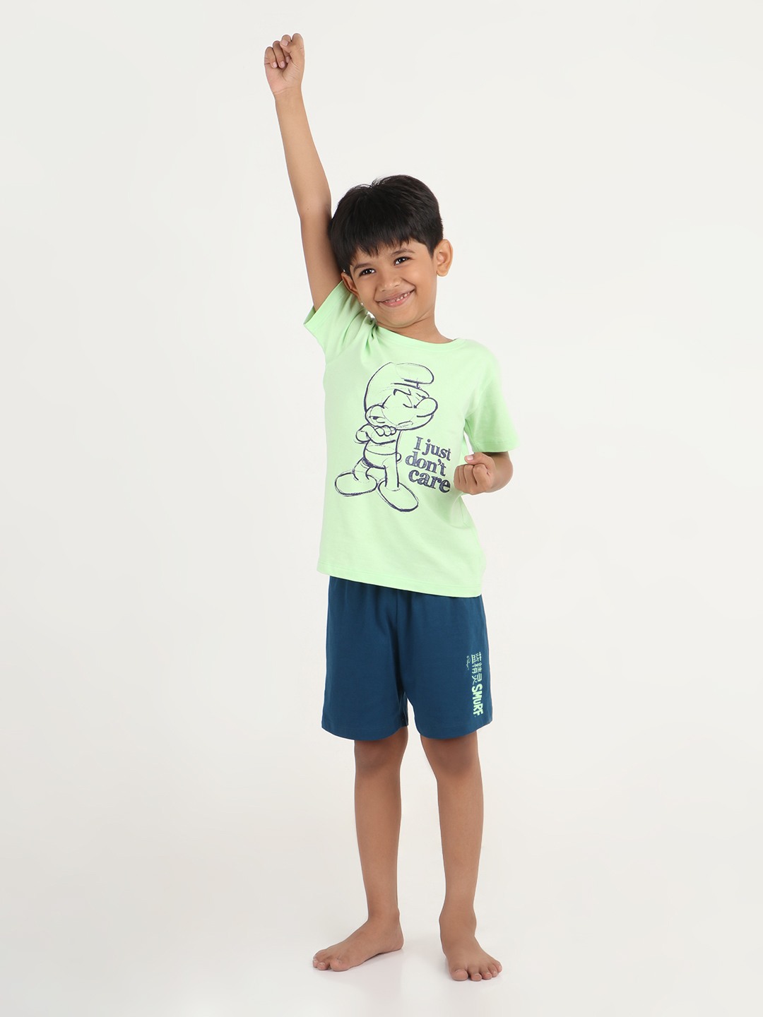 Boys 2 piece T-Shirt & Short -set- Pistachio Green