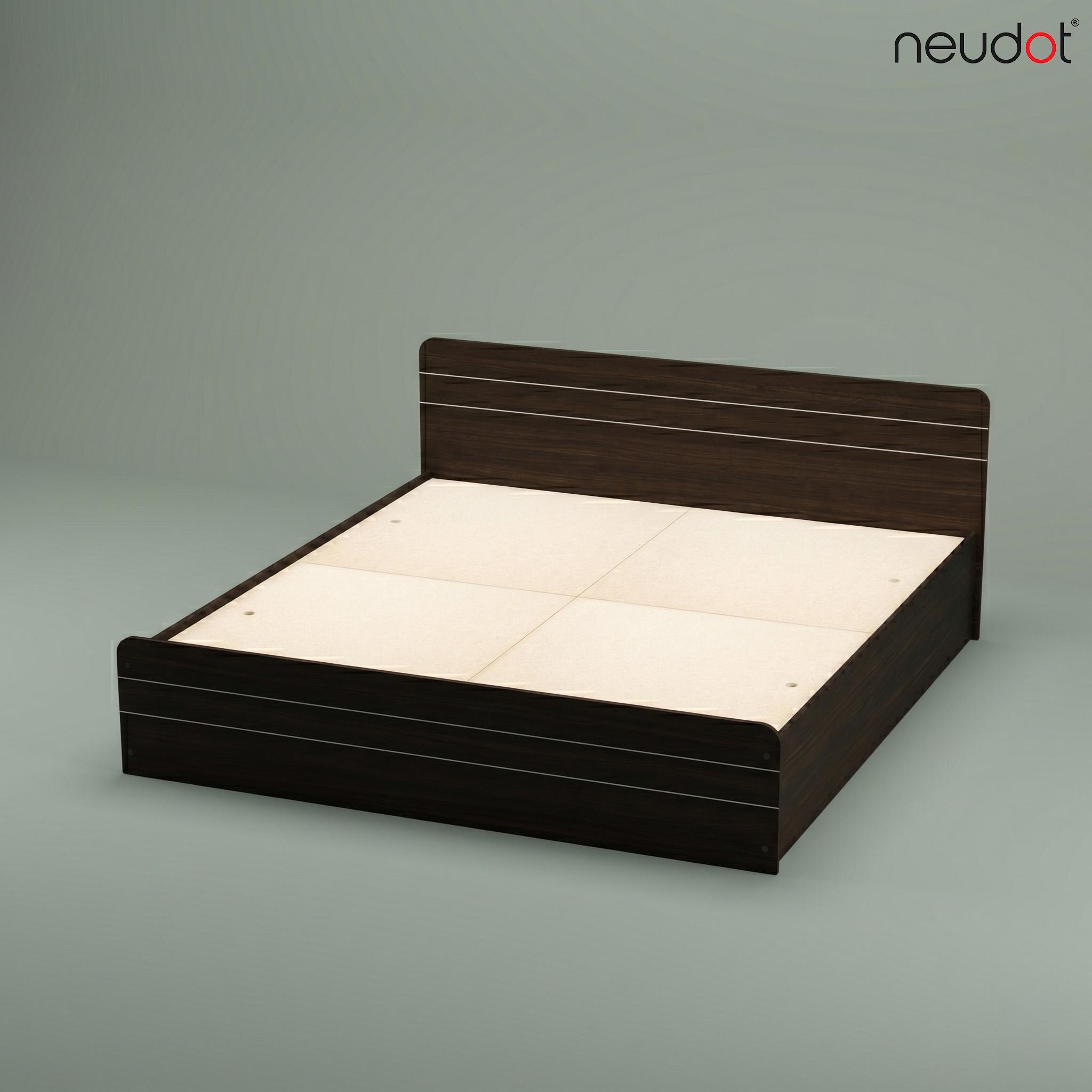 Valancia Queen Size Box Bed - Wenge