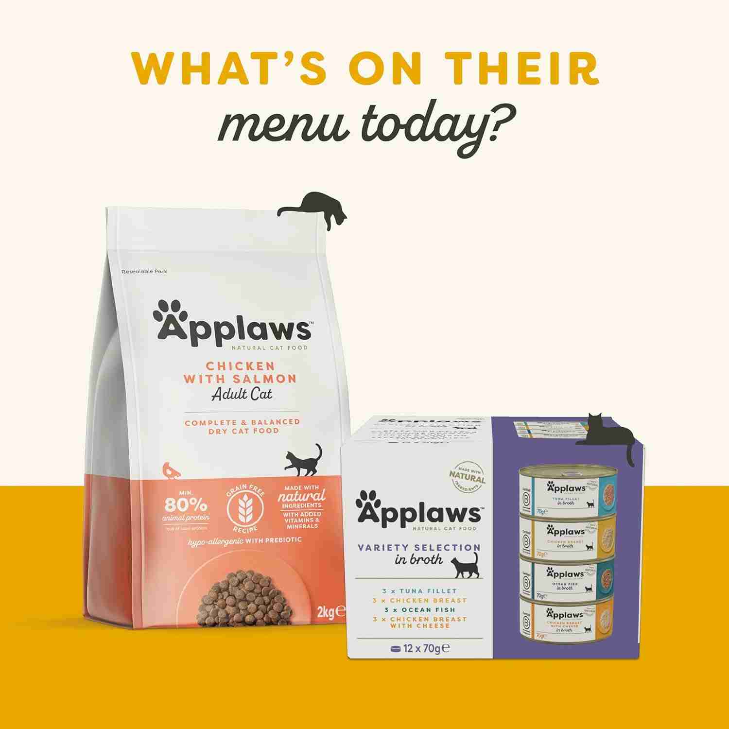 Applaws Cat Wet Food Tin Chicken with Duck, 70g