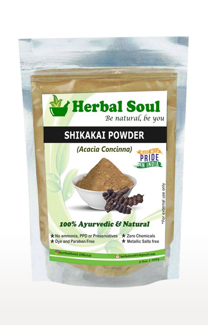 Herbal Soul | Herbal Soul Combo Of Reetha  Powder + Shikakai  Powder + Henna  Powder | 300 gm 2