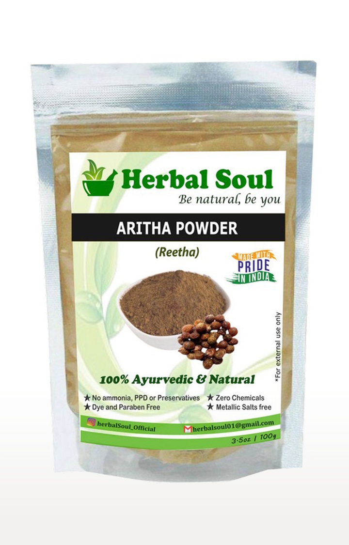 Herbal Soul | Herbal Soul Combo Of Reetha  Powder + Shikakai  Powder + Indigo  Powder + Henna  Powder + Bhringraj  Powder | 500 gm 1