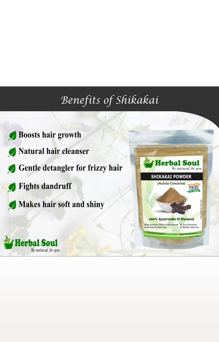 Herbal Soul | Herbal Soul Combo Of Mulethi  Powder + Shikakai  Powder | 200 gm 4