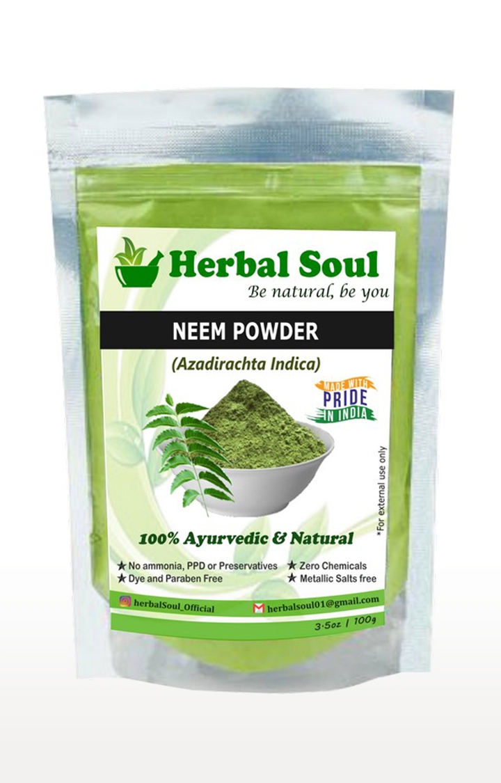 Herbal Soul | Herbal Soul Combo Of Neem  Powder + Orange Peel  Powder + Mulethi  Powder + Bhringraj  Powder | 400 gm 1