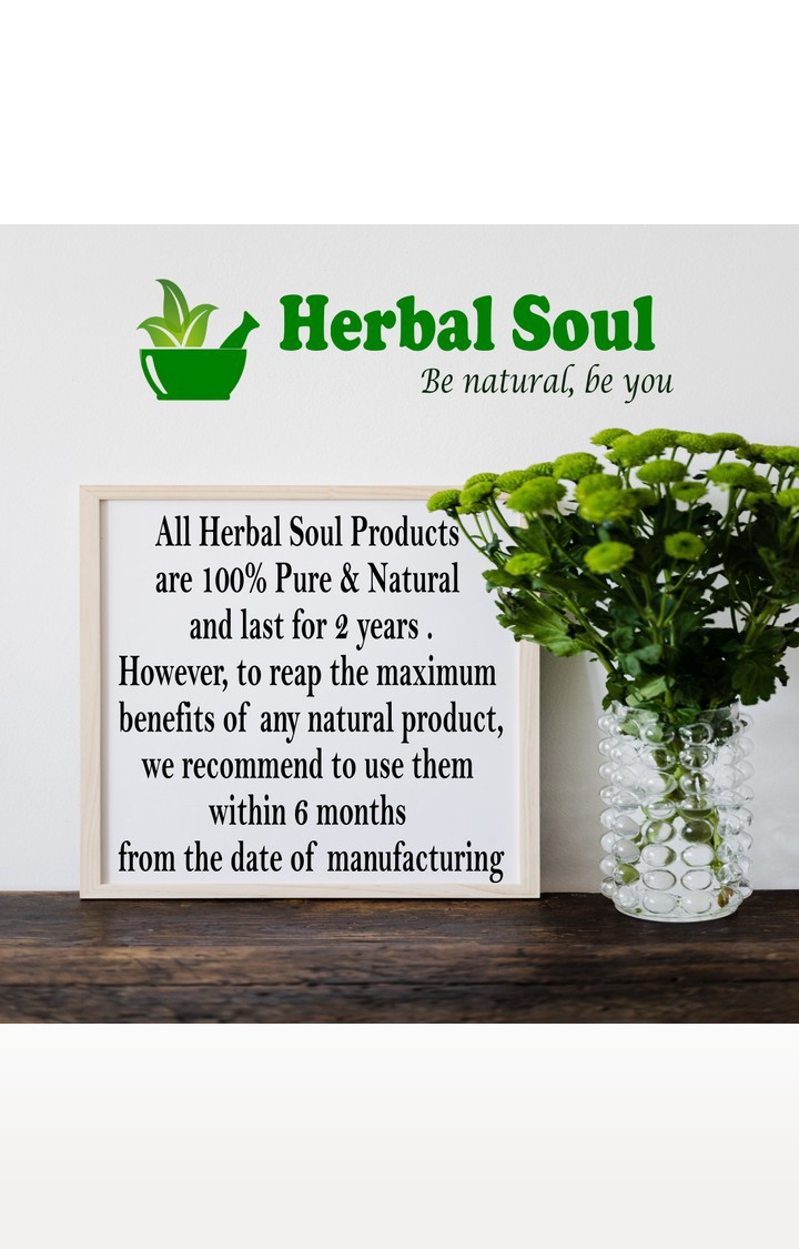 Herbal Soul | Herbal Soul Combo Of Neem Powder + Multani Powder + Rose Powder + Orange Peel Powder + Amba Haldi Powder | 500 gm 11