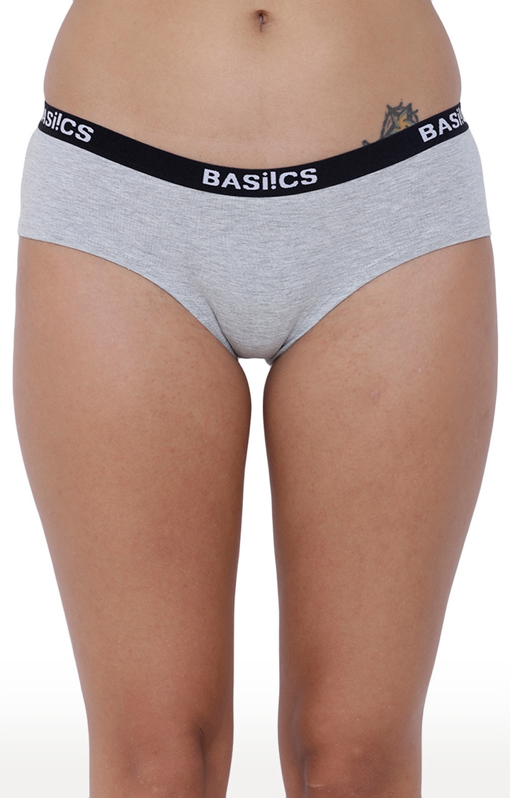 BASIICS by La Intimo | Multicoloured Solid Hipster Panties - Pack of 3 2