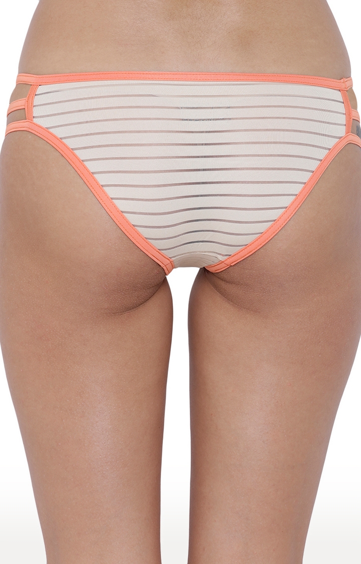 BASIICS by La Intimo | Nude Striped Bikini Panty 3